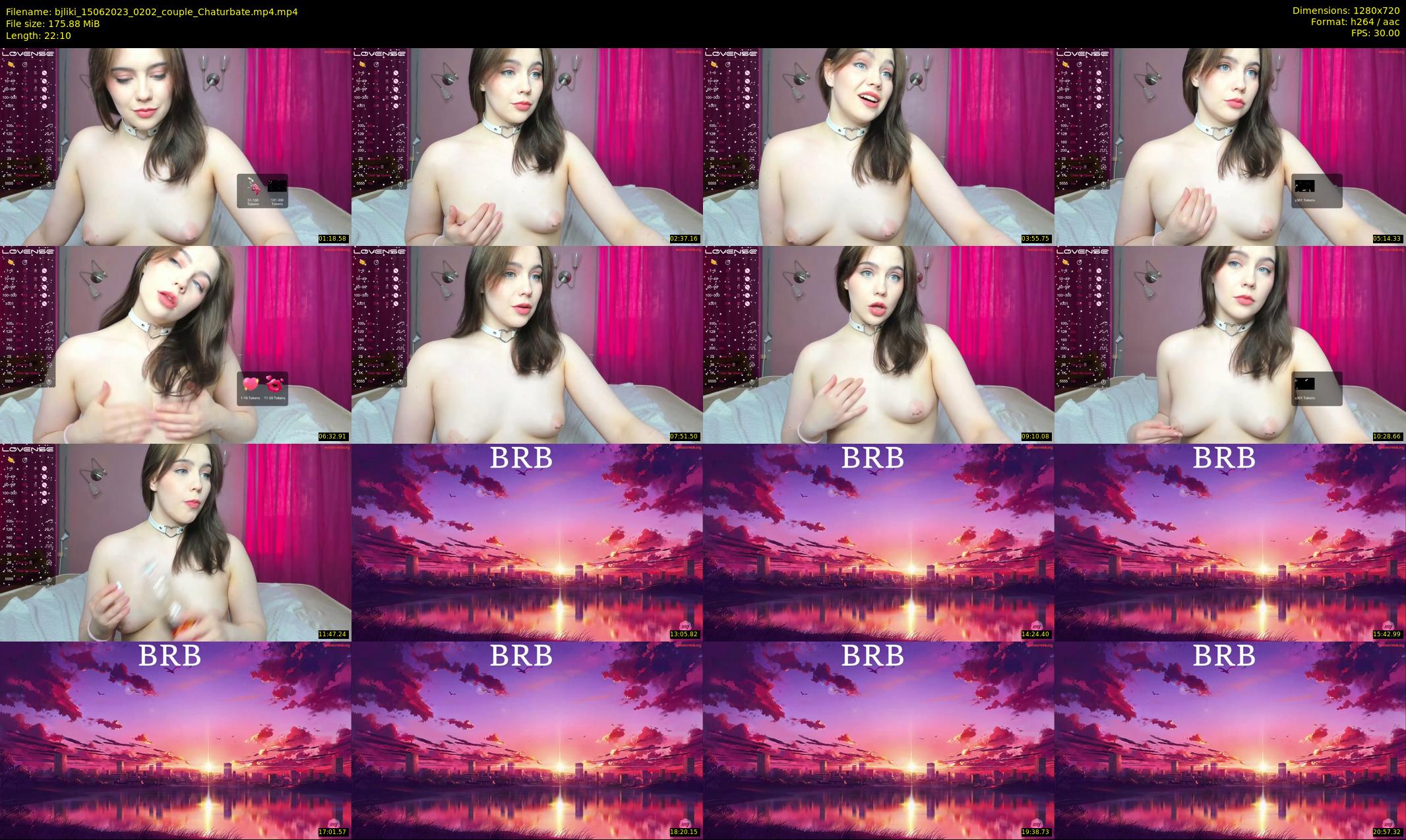 bjliki — 23 minute Chaturbate couple cam show recording, 720p, Jun 15, 2023