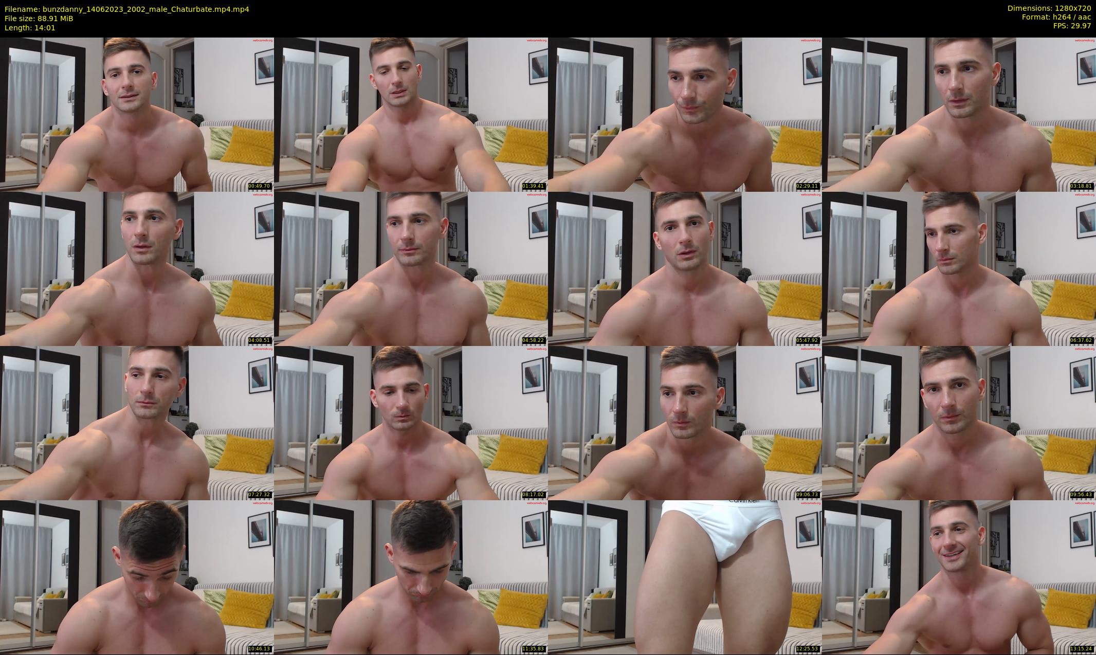 bunzdanny — 15 minute Chaturbate male cam show recording, 720p, Jun 14, 2023