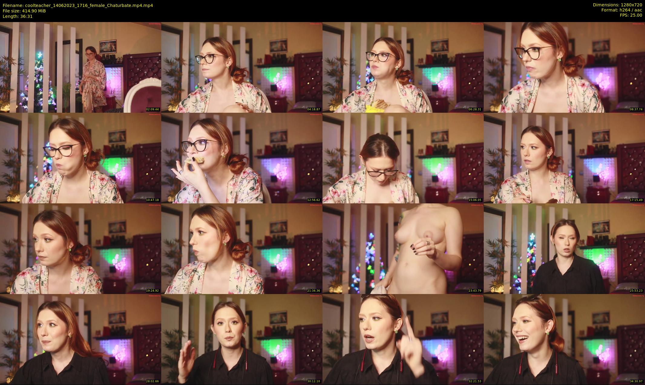 coolteacher — 37 minute Chaturbate female cam show recording, 720p, Jun 14, 2023