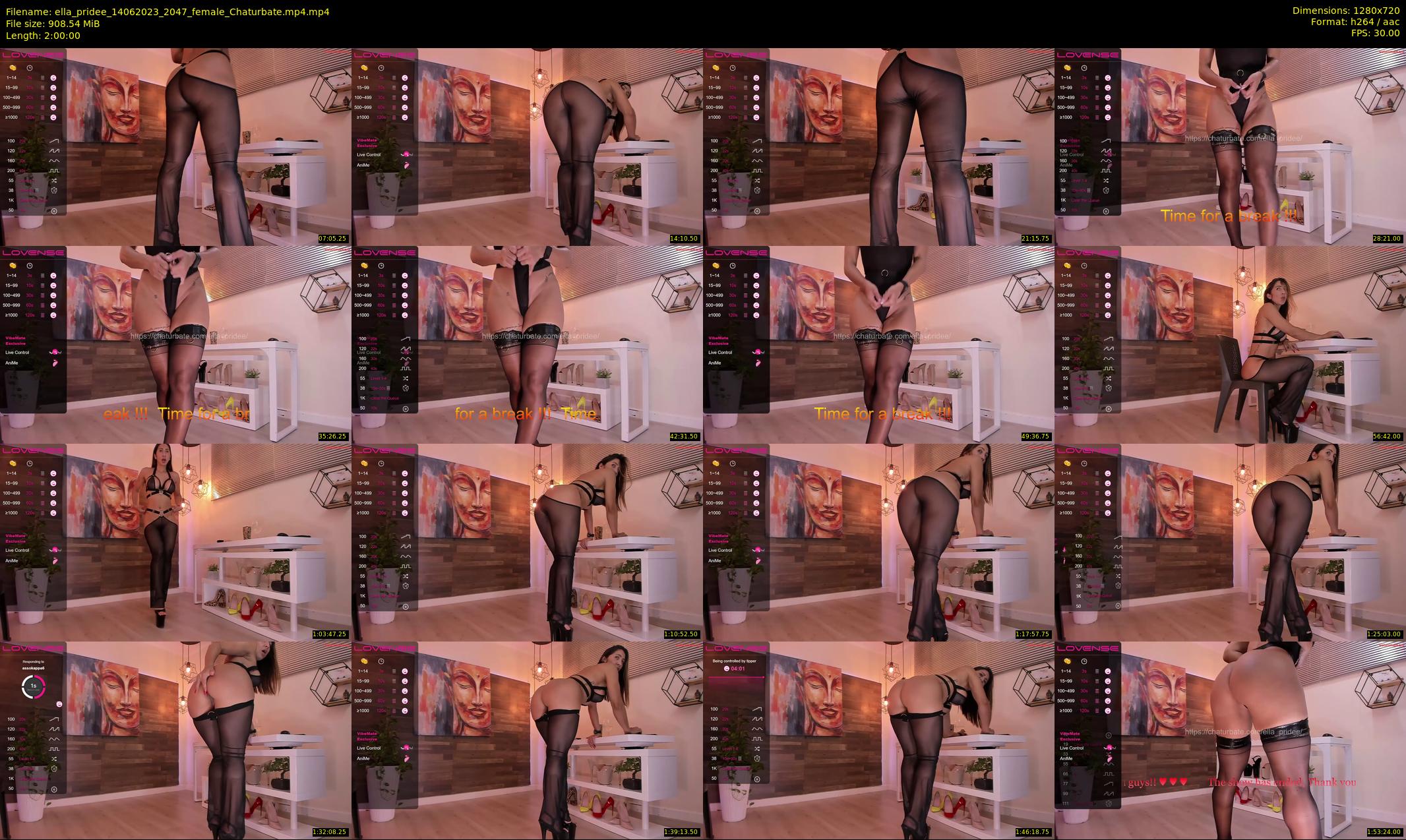 ella_pridee — 120 minute Chaturbate female cam show recording, 720p, Jun 14, 2023