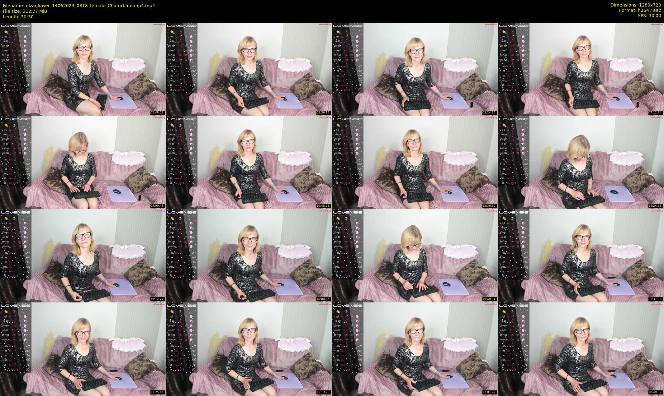 elzaglower — 31 minute Chaturbate female cam show recording, 720p, Jun 14, 2023