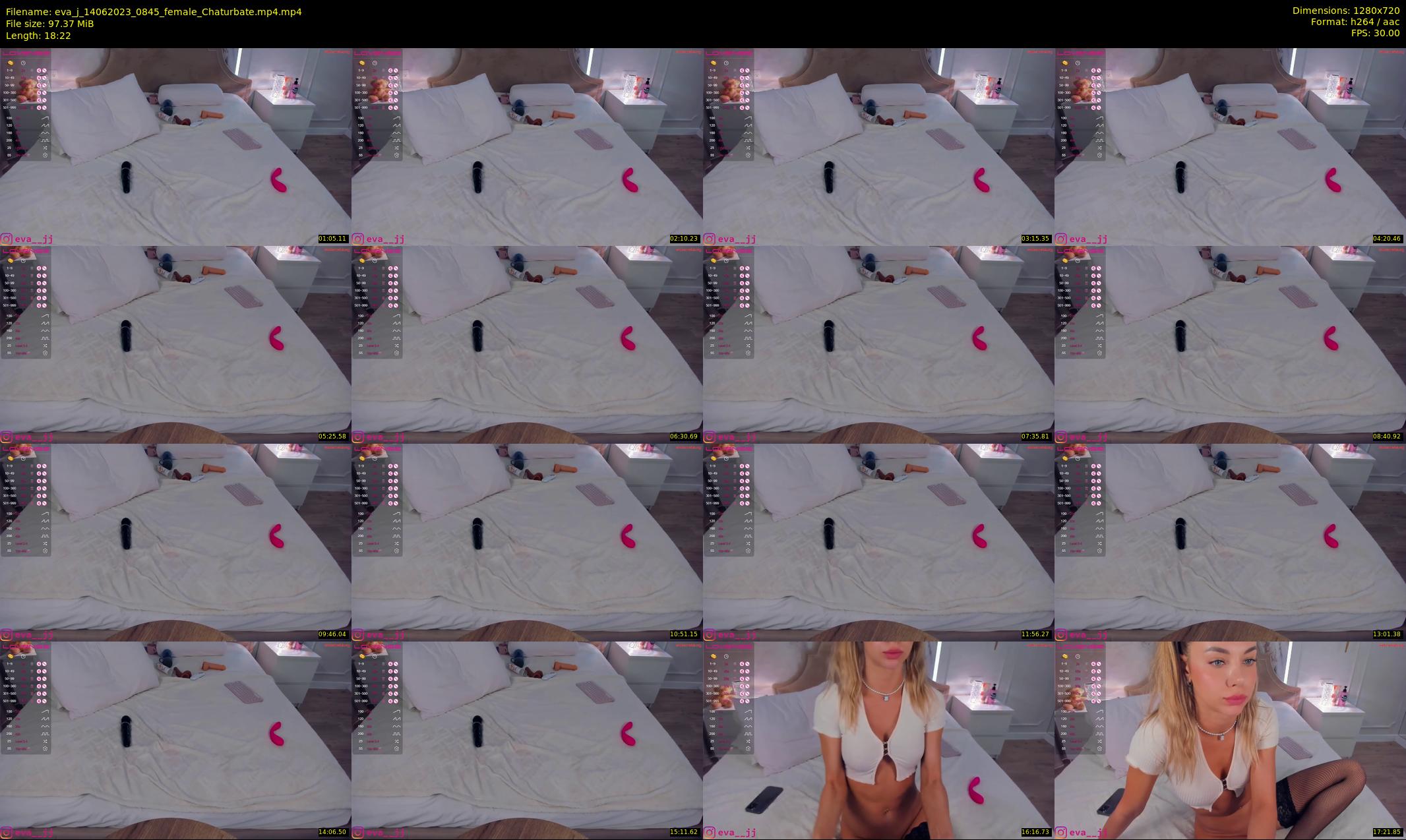 eva_j — 19 minute Chaturbate female cam show recording, 720p, Jun 14, 2023