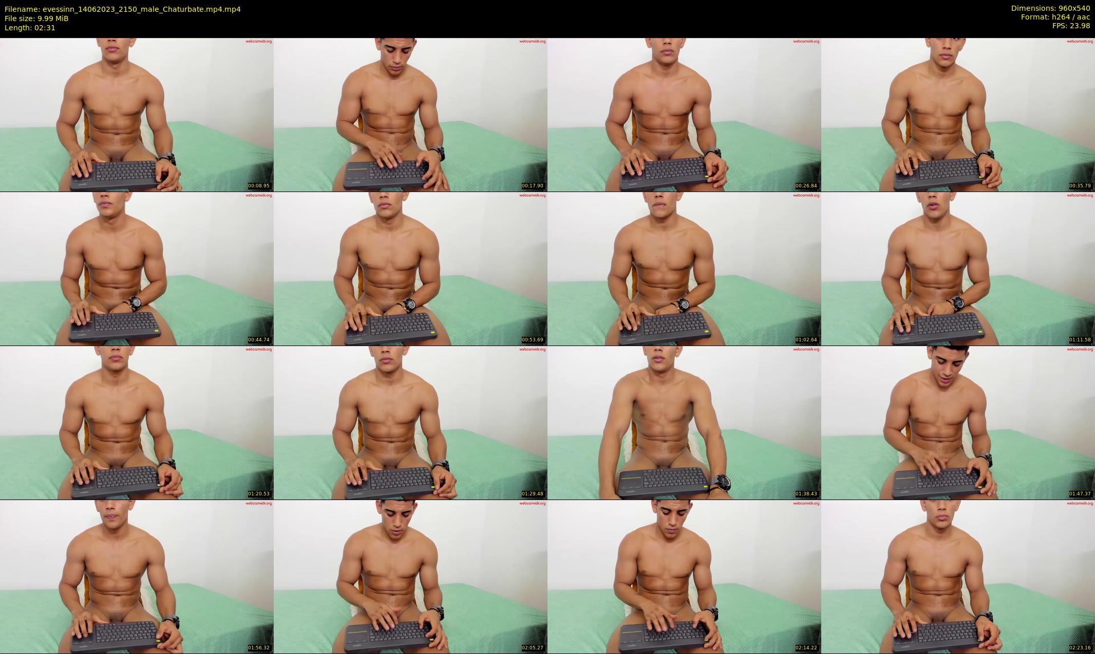 evessinn — 3 minute Chaturbate male cam show recording, 480p, Jun 14, 2023