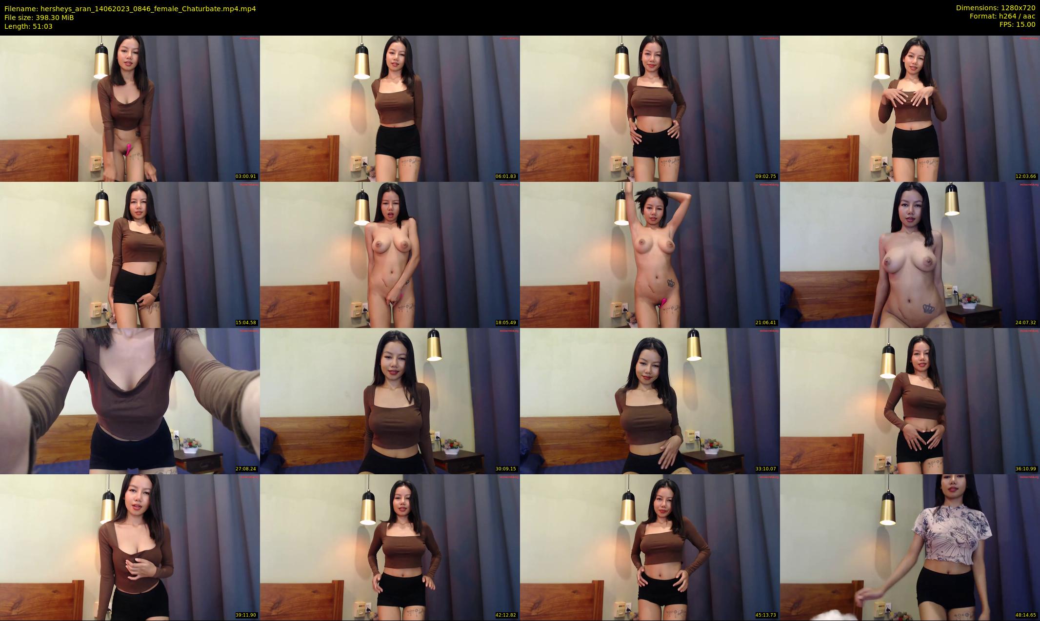 hersheys_aran — 52 minute Chaturbate female cam show recording, 720p, Jun 14, 2023