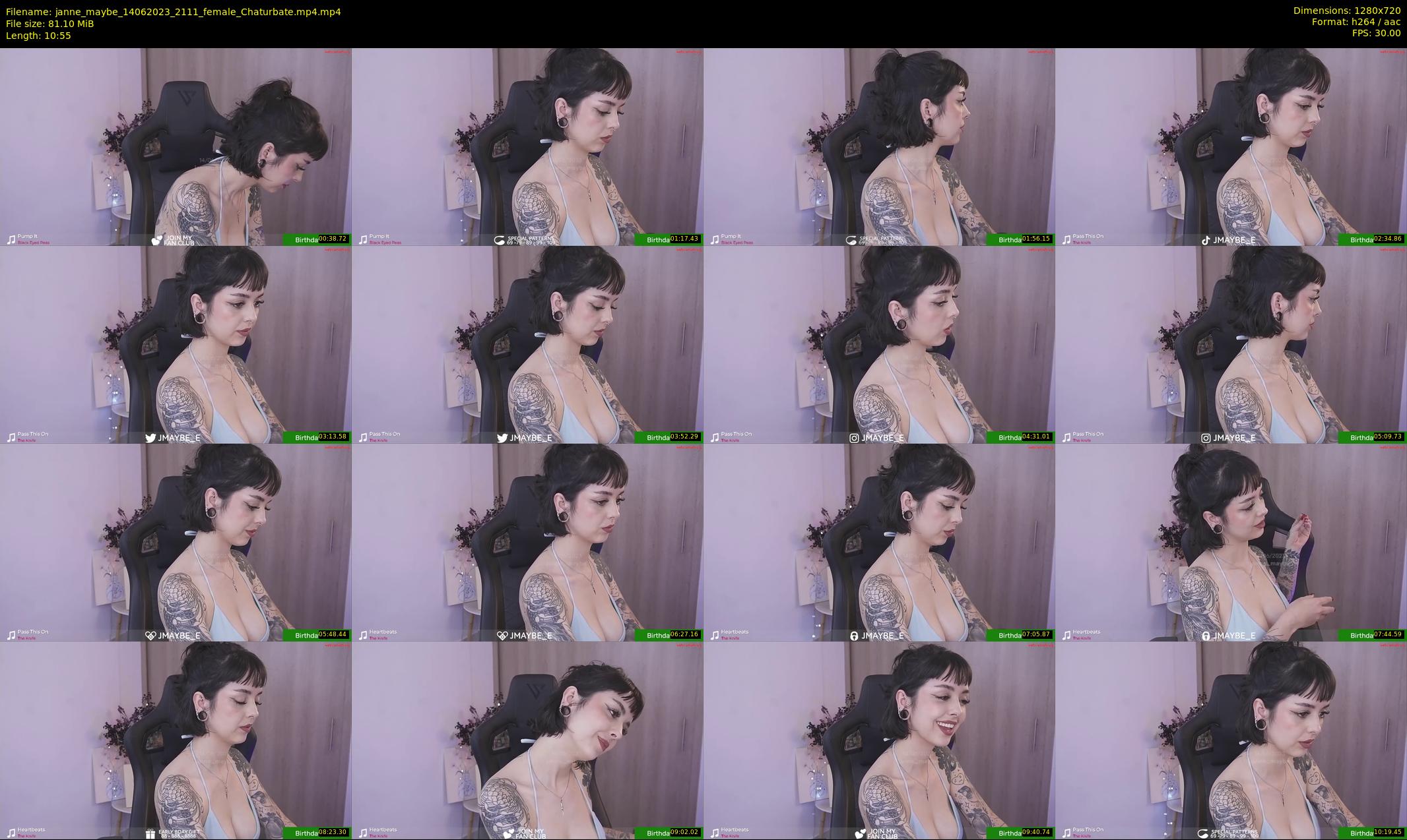 janne_maybe — 11 minute Chaturbate female cam show recording, 720p, Jun 14, 2023