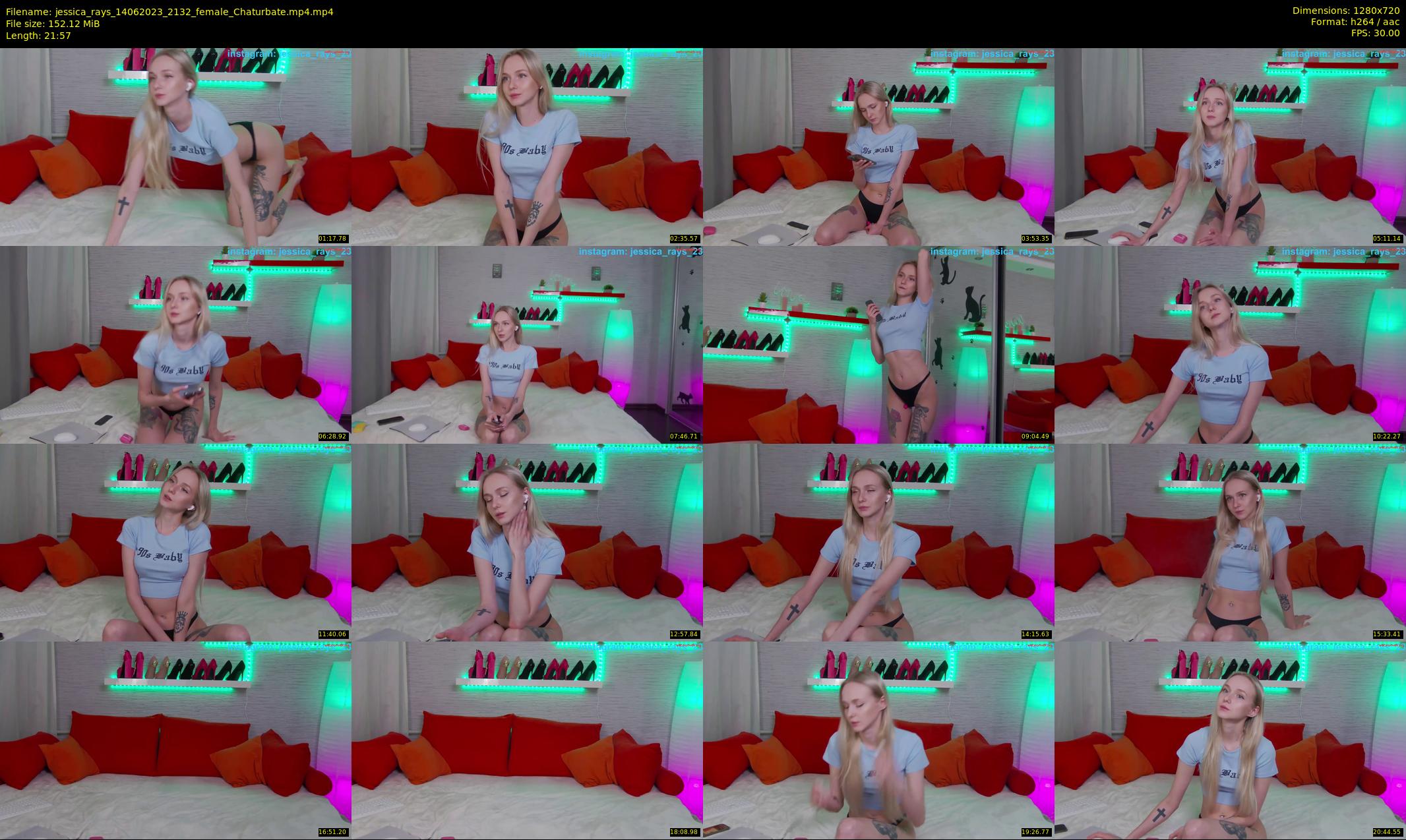 jessica_rays — 22 minute Chaturbate couple cam show recording, 720p, Jun 14, 2023
