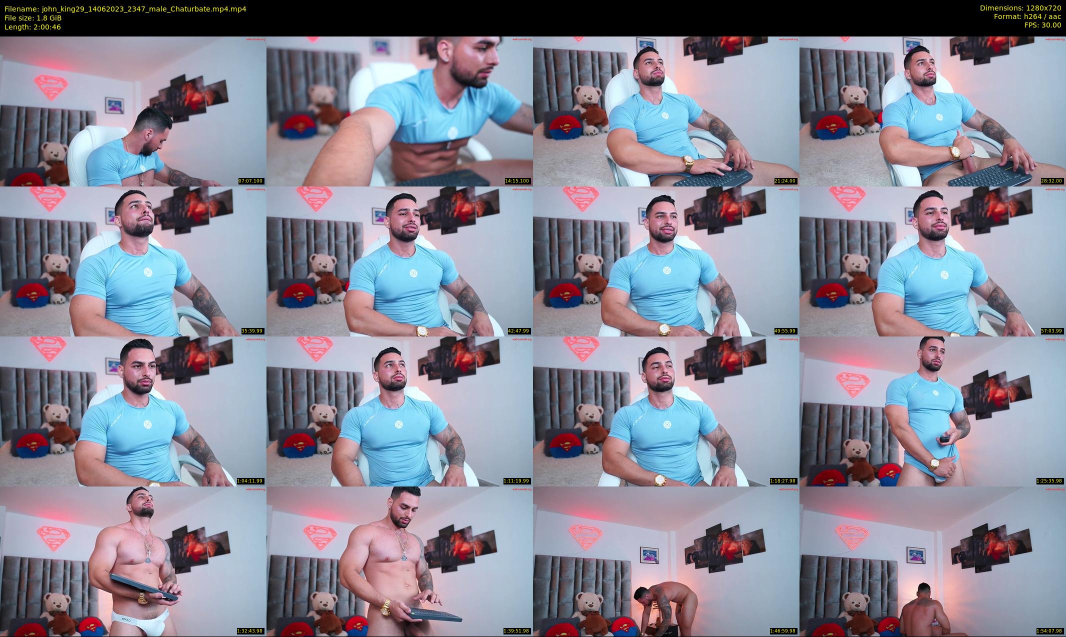 john_king29 — 121 minute Chaturbate male cam show recording, 720p, Jun 14, 2023
