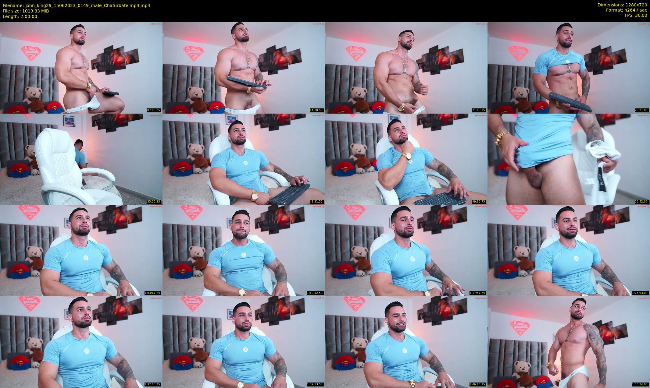 john_king29 — 120 minute Chaturbate male cam show recording, 720p, Jun 15, 2023