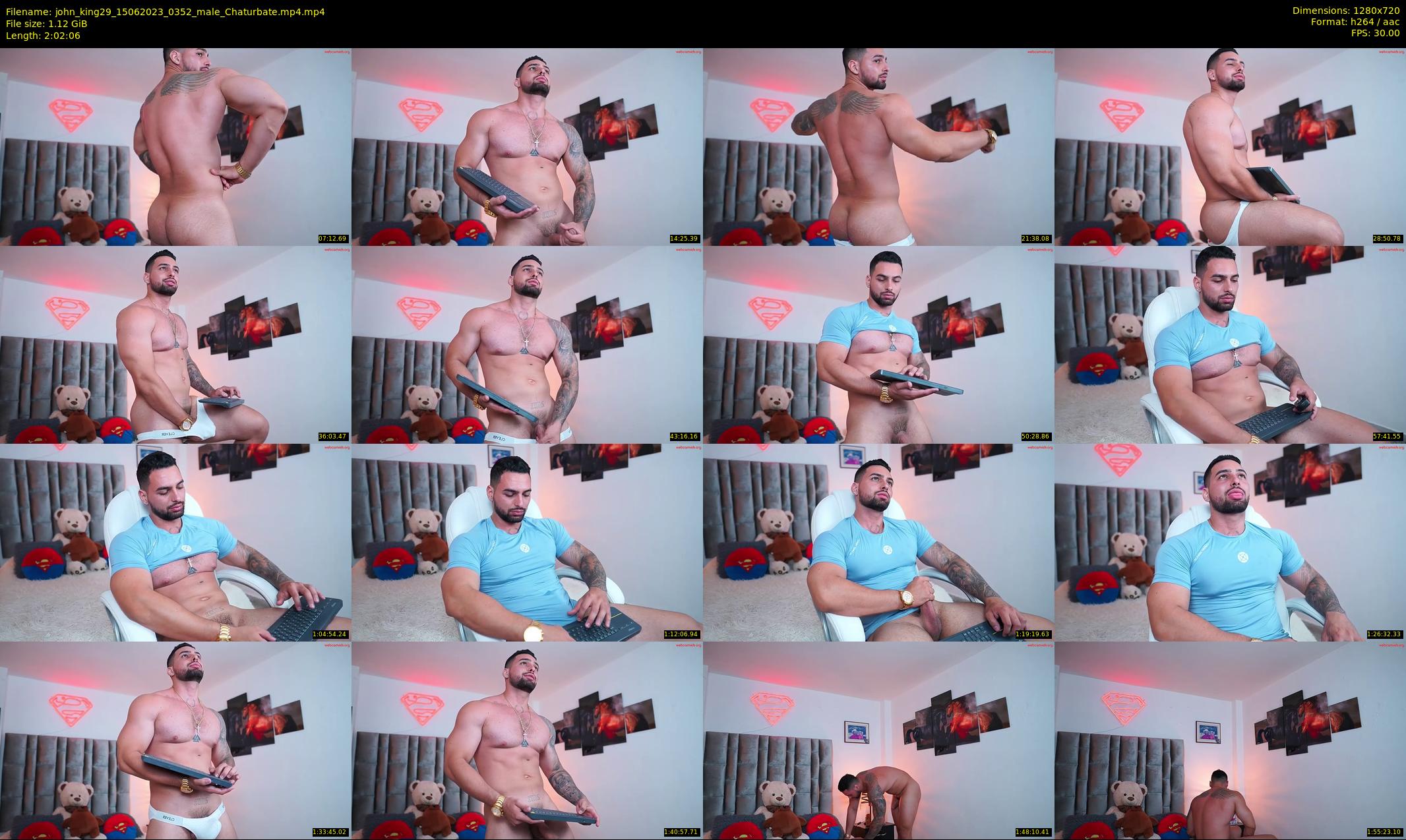 john_king29 — 123 minute Chaturbate male cam show recording, 720p, Jun 15, 2023