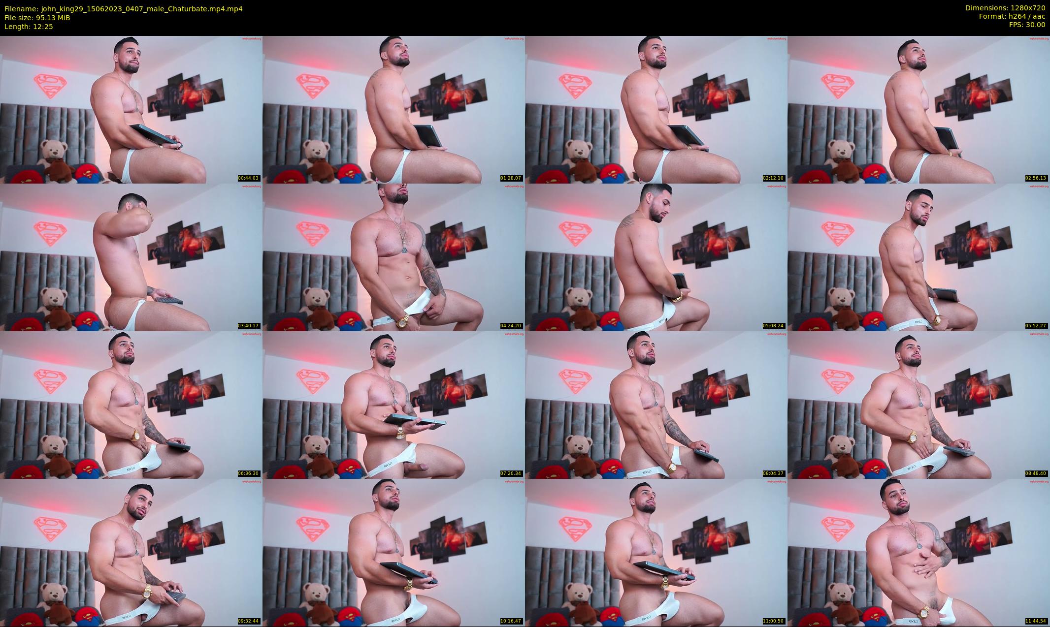 john_king29 — 13 minute Chaturbate male cam show recording, 720p, Jun 15, 2023