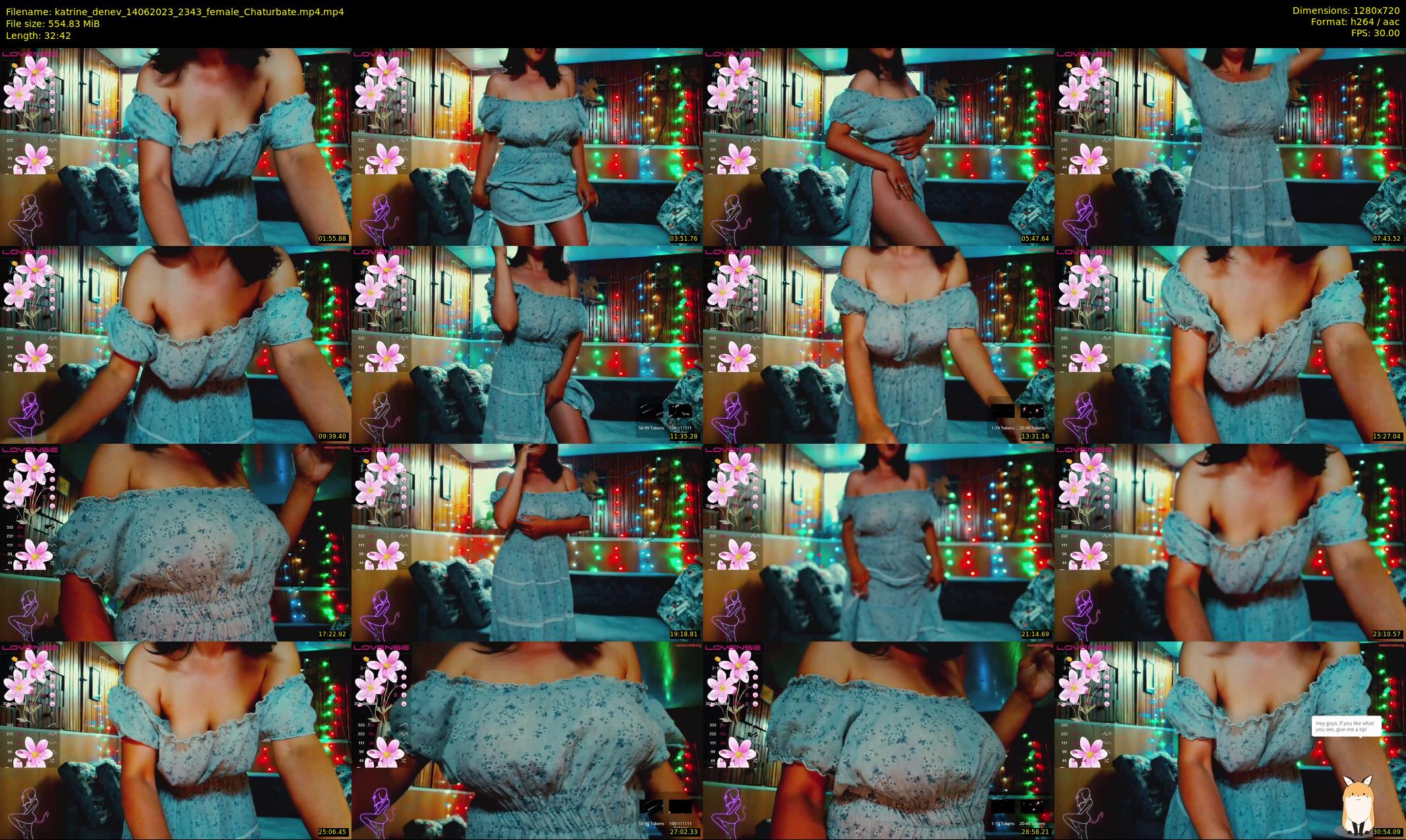 katrine_denev — 33 minute Chaturbate female cam show recording, 720p, Jun 14, 2023