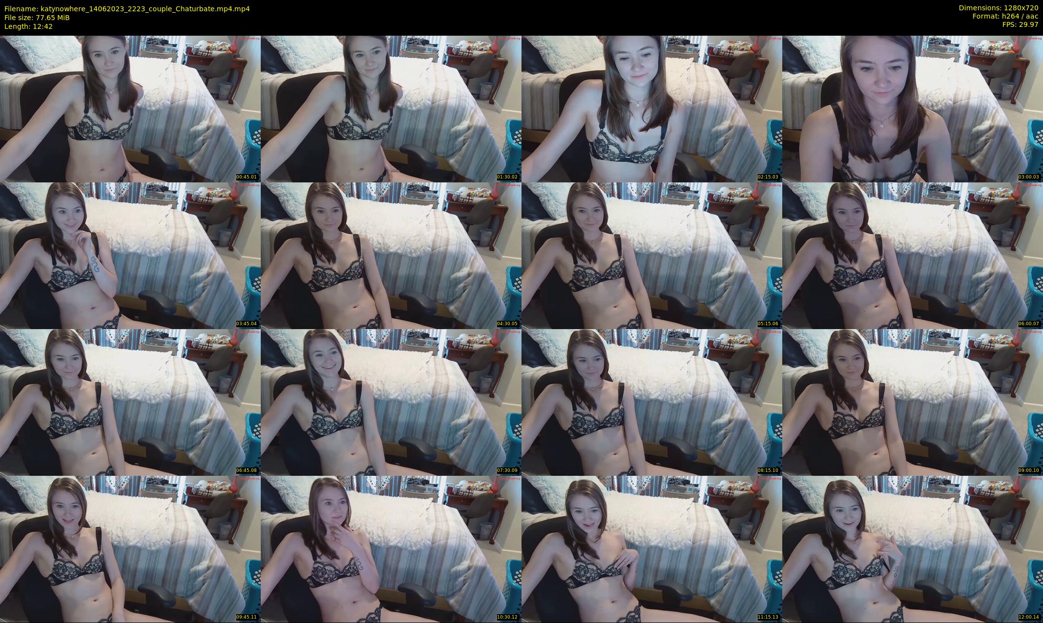 katynowhere — 13 minute Chaturbate female cam show recording, 720p, Jun 14, 2023