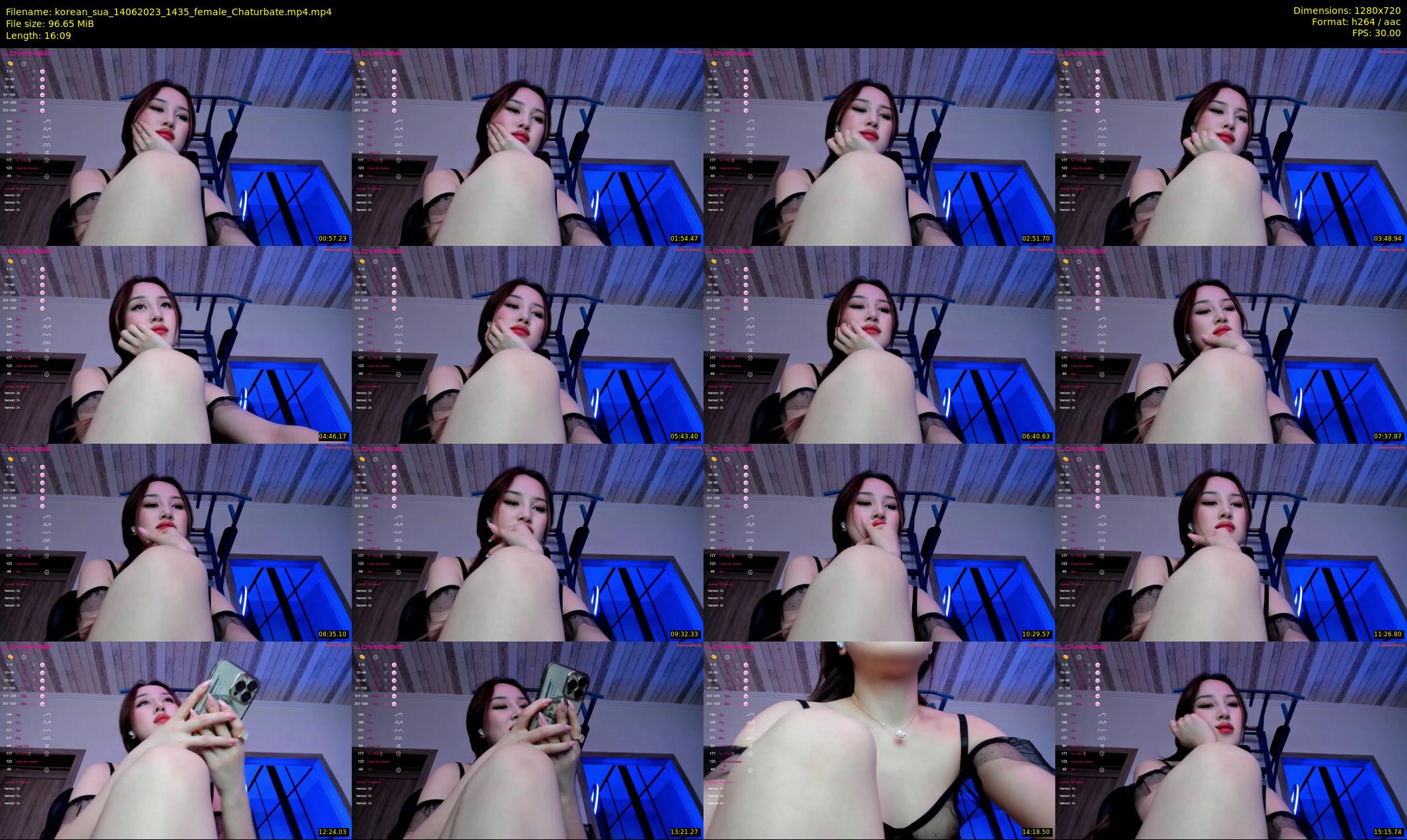 korean_sua — 17 minute Chaturbate female cam show recording, 720p, Jun 14, 2023