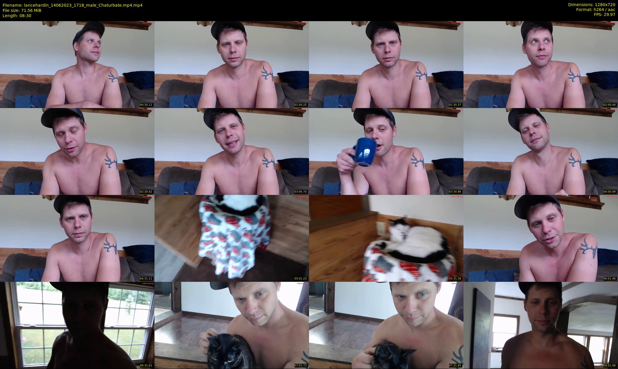 lancehardin — 9 minute Chaturbate male cam show recording, 720p, Jun 14, 2023