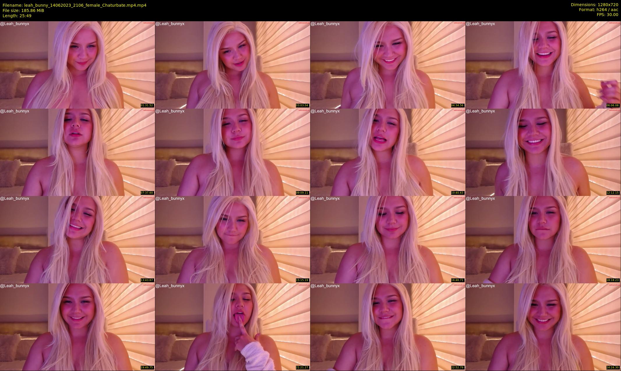 leah_bunny — 26 minute Chaturbate female cam show recording, 720p, Jun 14, 2023