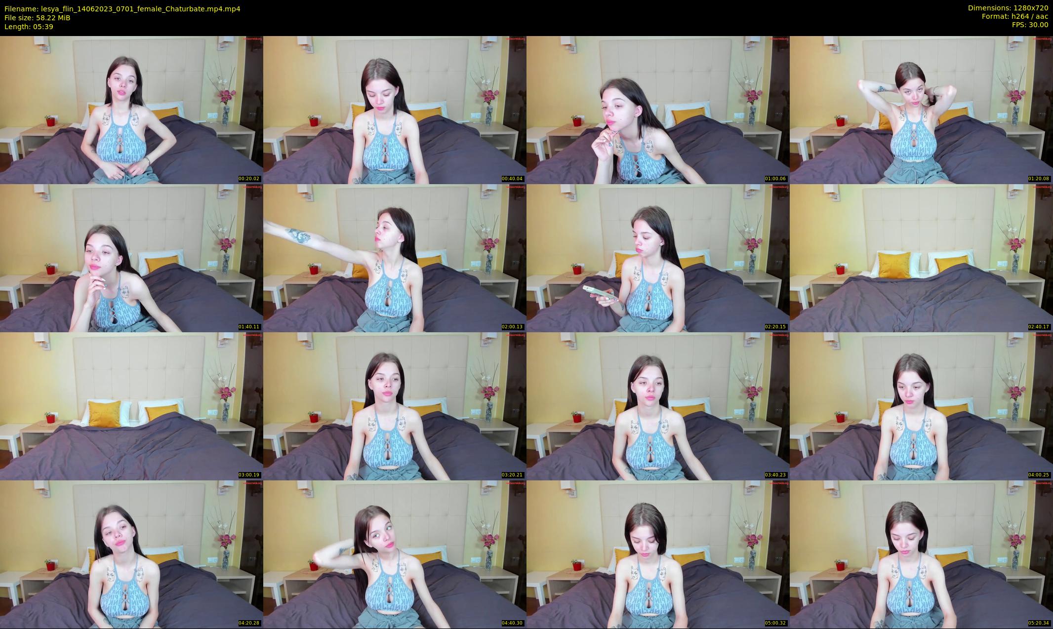 lesya_flin — 6 minute Chaturbate female cam show recording, 720p, Jun 14, 2023