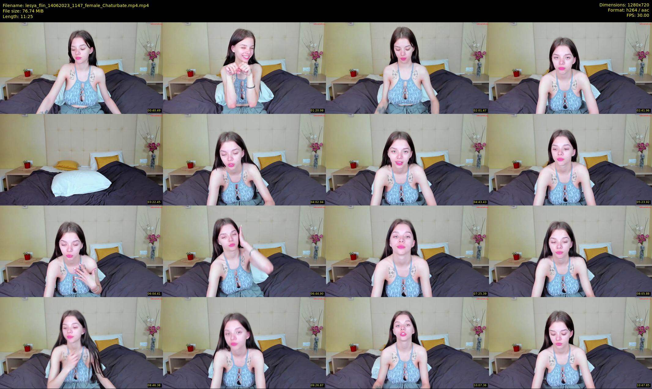 lesya_flin — 12 minute Chaturbate female cam show recording, 720p, Jun 14, 2023
