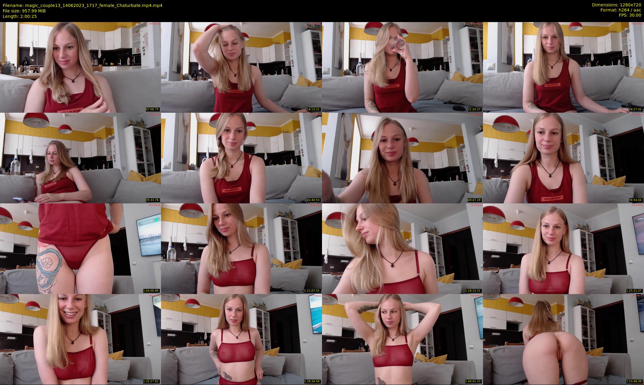 magic_couple13 — 121 minute Chaturbate couple cam show recording, 720p, Jun 14, 2023