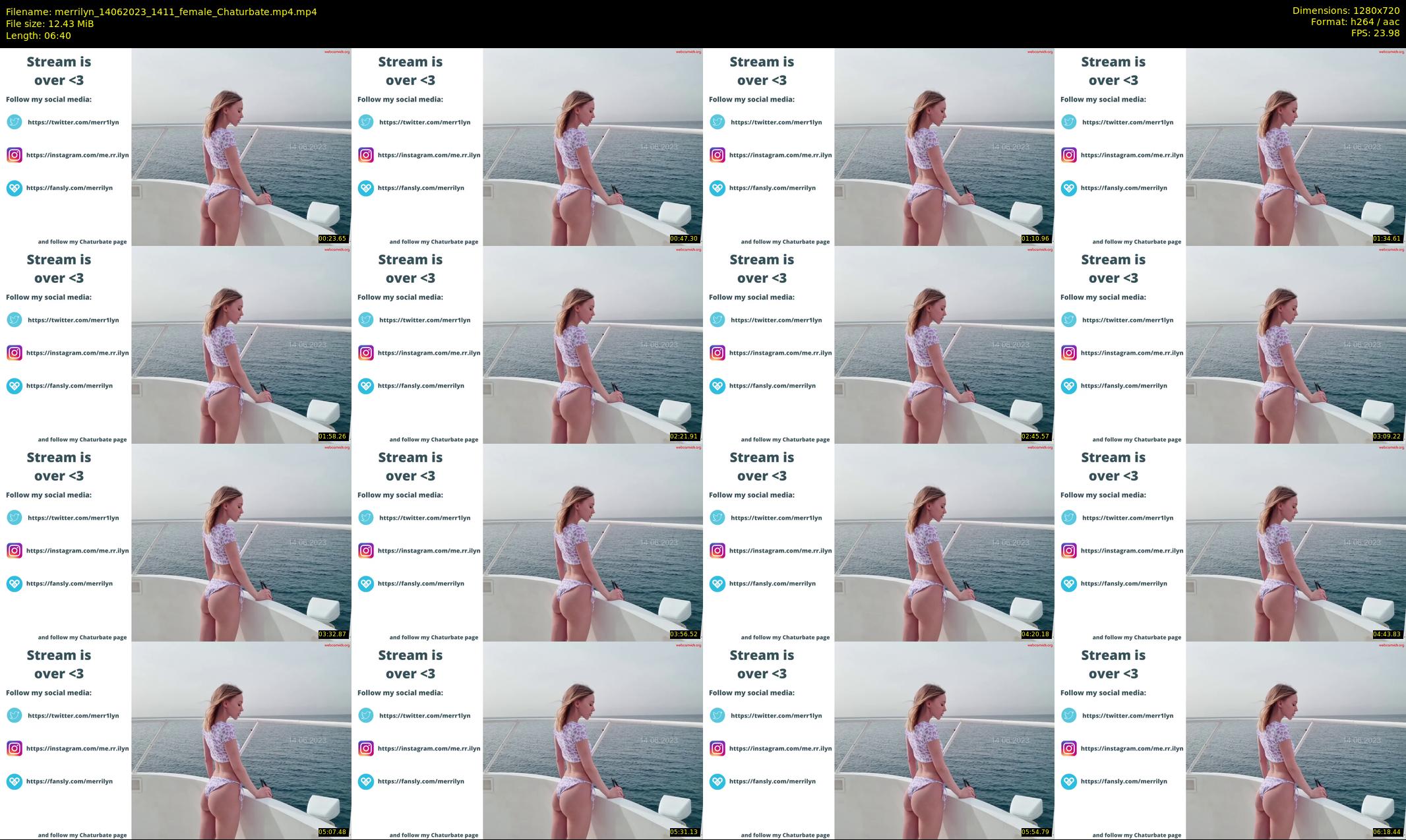merrilyn — 7 minute Chaturbate female cam show recording, 720p, Jun 14, 2023