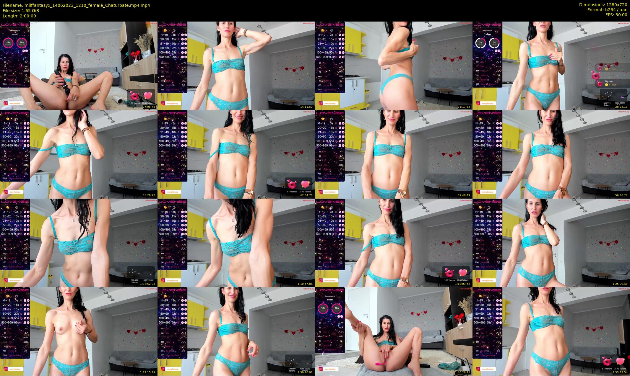 milffantasyx — 121 minute Chaturbate female cam show recording, 720p, Jun 14, 2023