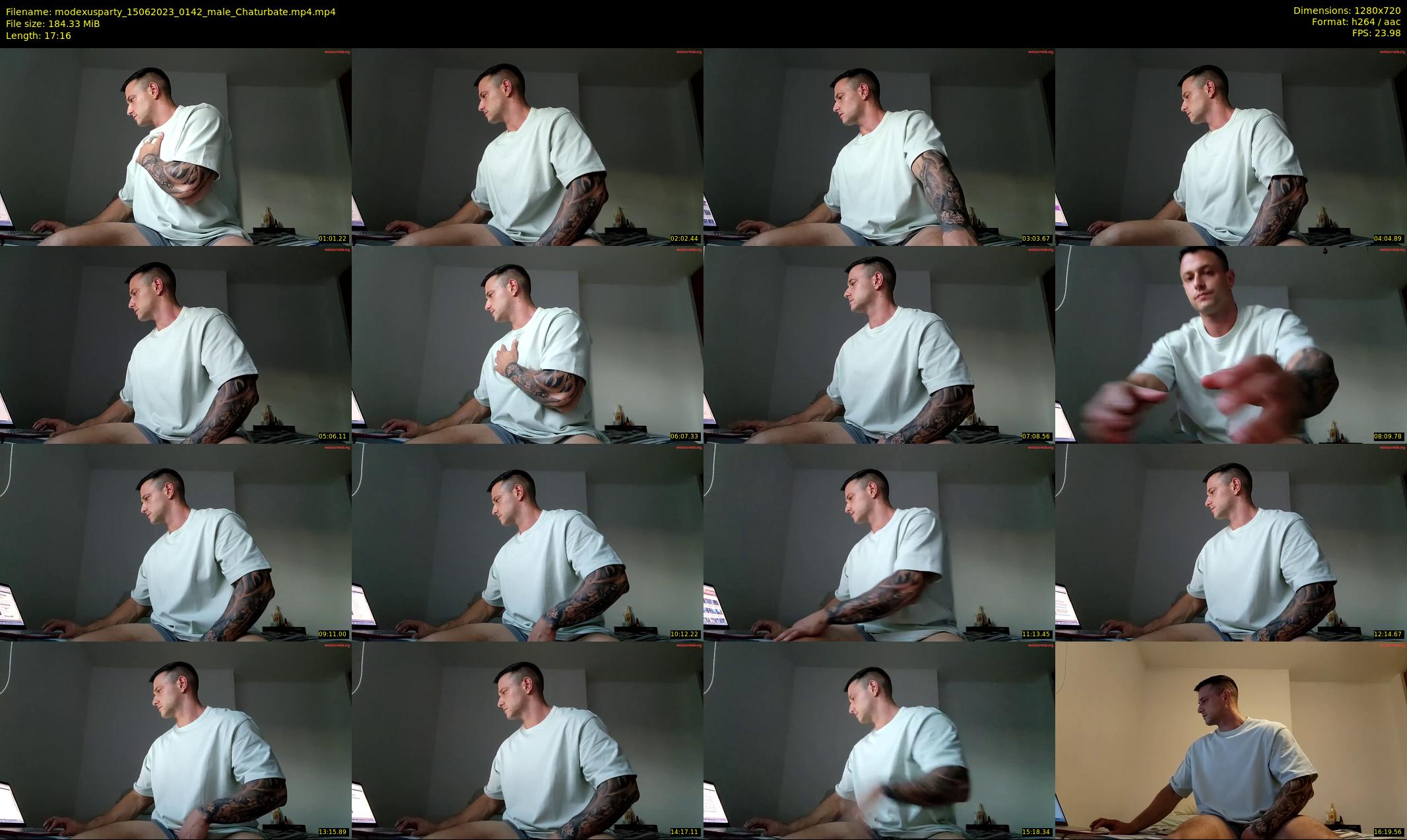 modexusparty — 18 minute Chaturbate male cam show recording, 720p, Jun 15, 2023