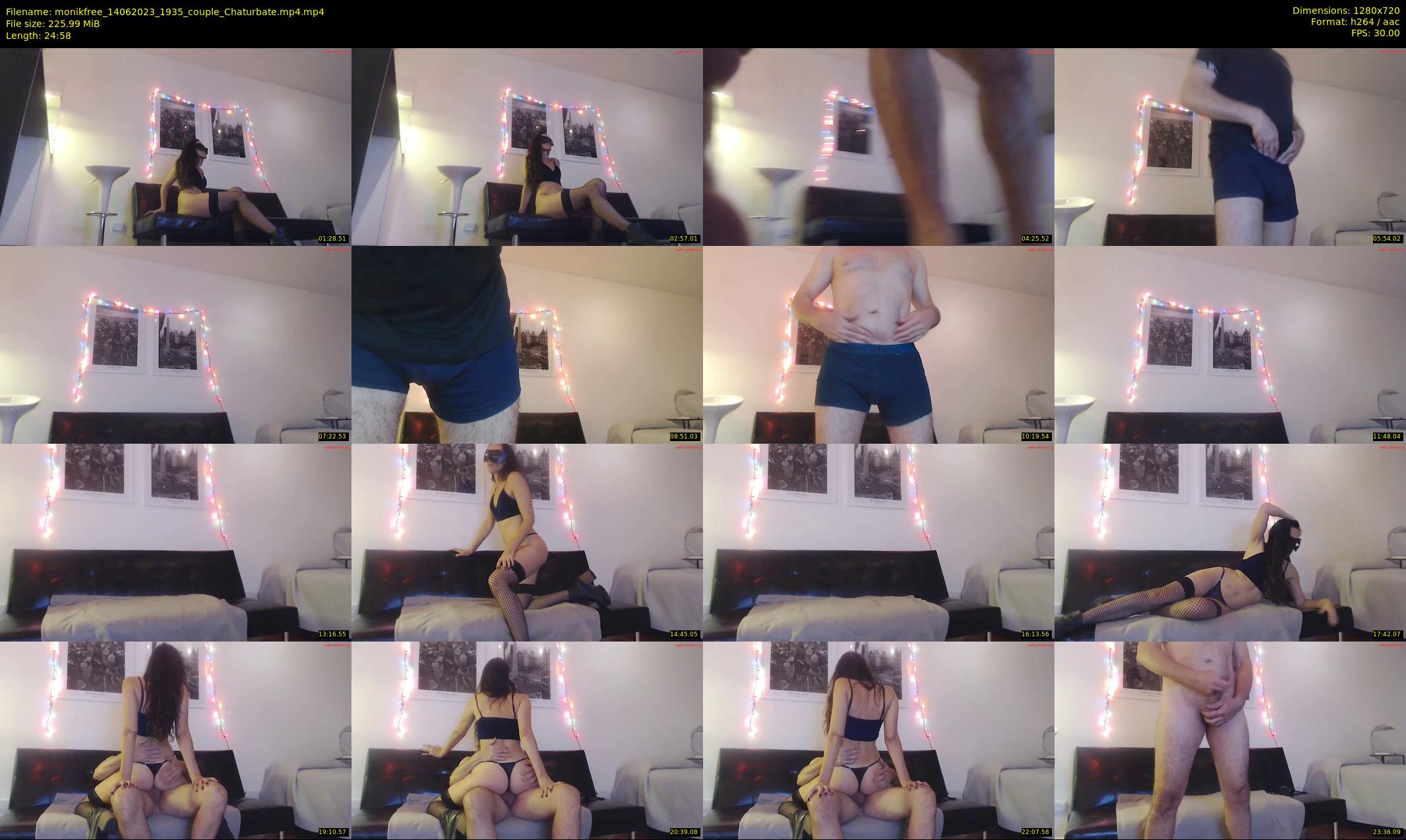 monikfree — 25 minute Chaturbate couple cam show recording, 720p, Jun 14, 2023
