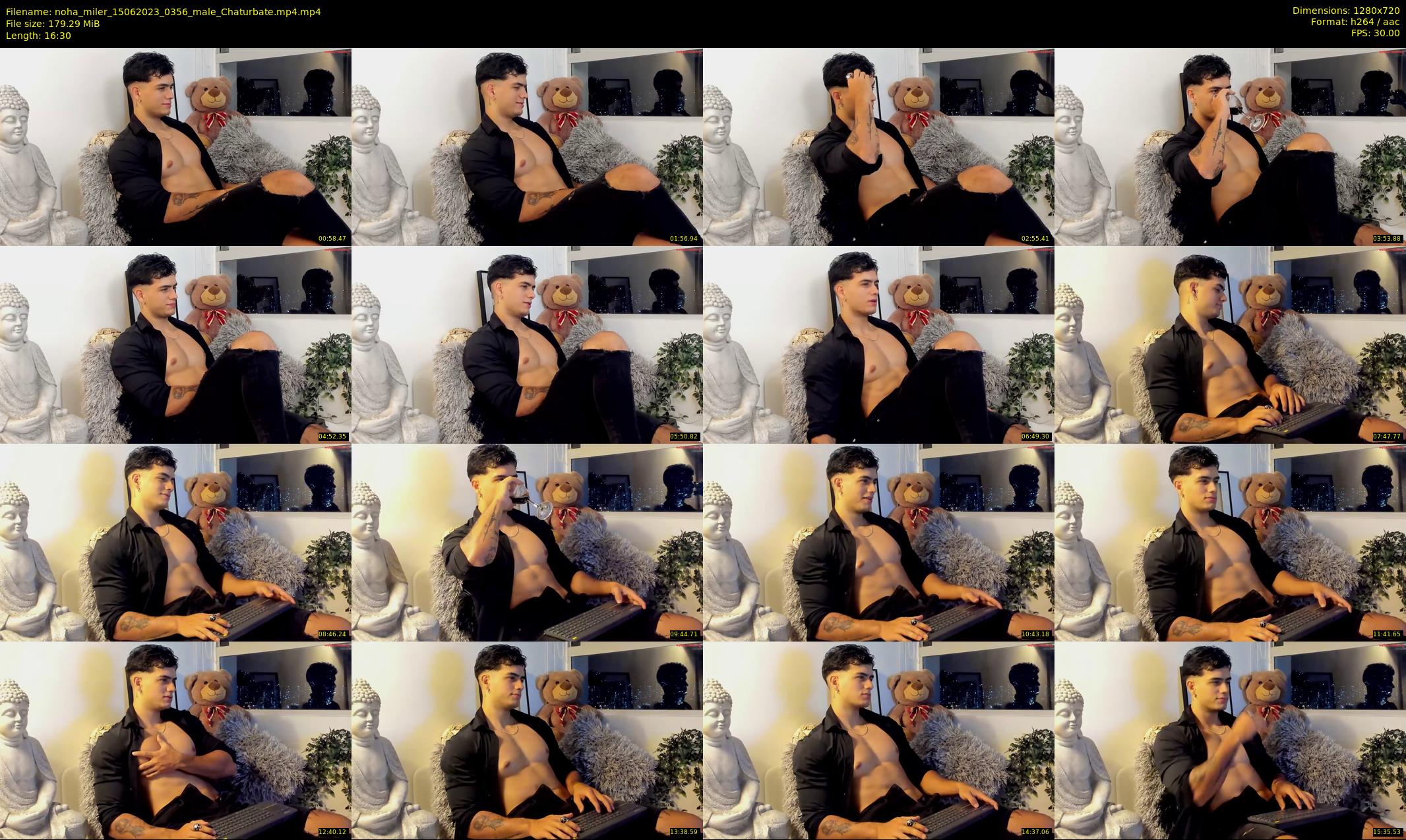 noha_miler — 17 minute Chaturbate male cam show recording, 720p, Jun 15, 2023
