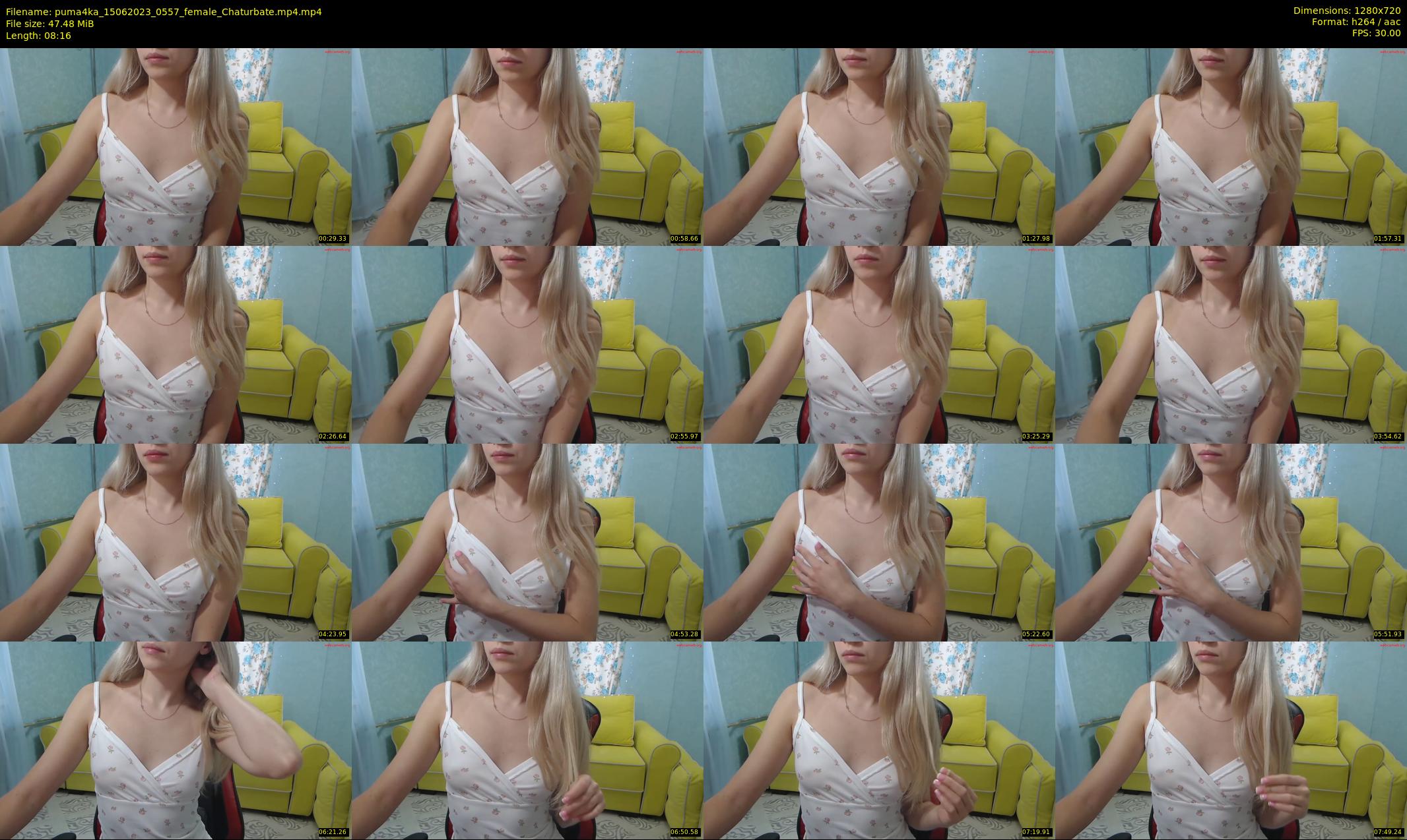 puma4ka — 9 minute Chaturbate female cam show recording, 720p, Jun 15, 2023