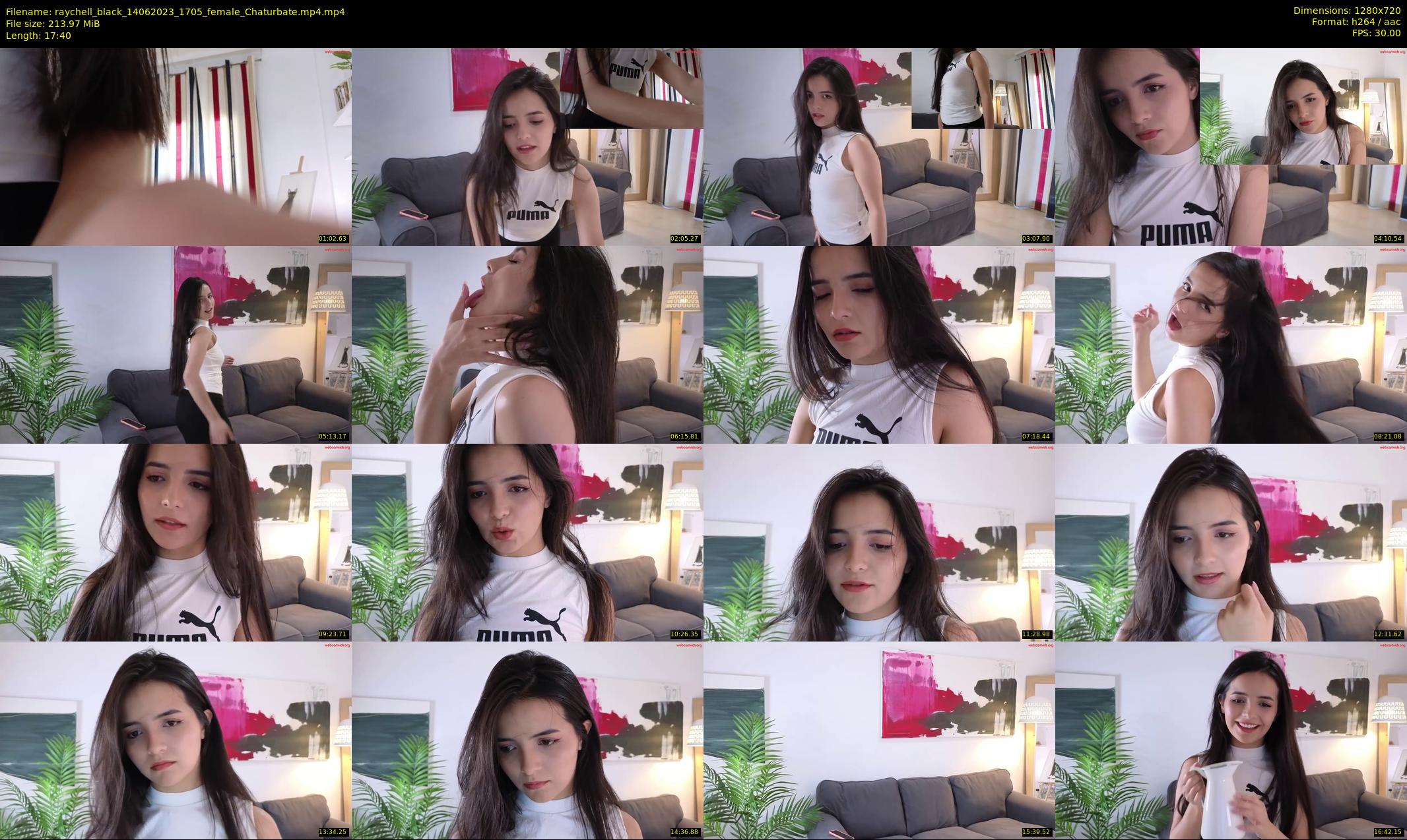 raychell_black — 18 minute Chaturbate female cam show recording, 720p, Jun 14, 2023