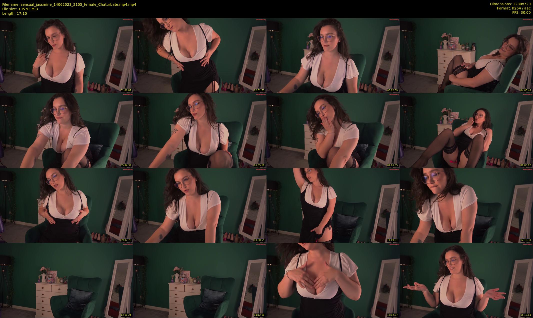 sensual_jassmine — 18 minute Chaturbate female cam show recording, 720p, Jun 14, 2023