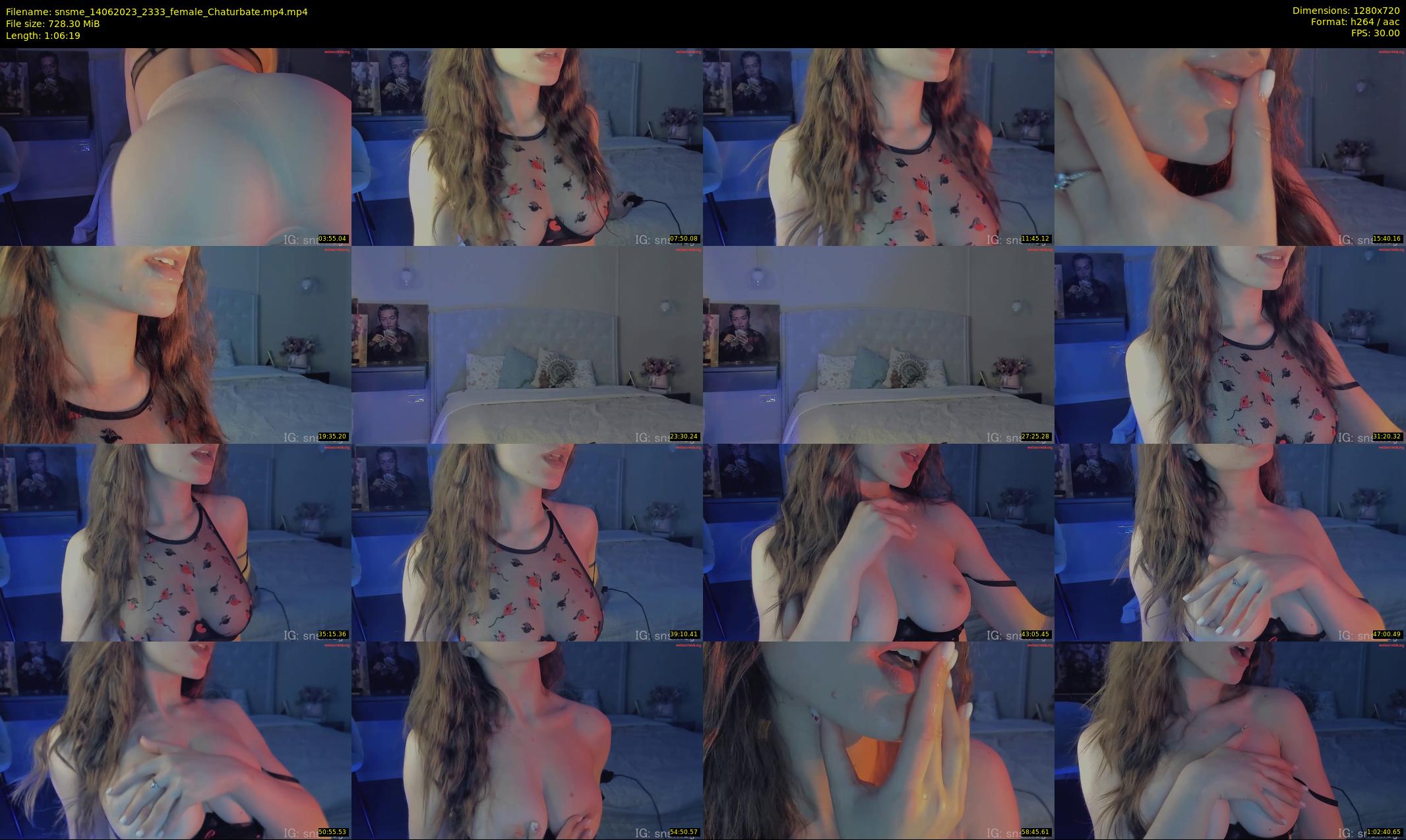snsme — 67 minute Chaturbate female cam show recording, 720p, Jun 14, 2023