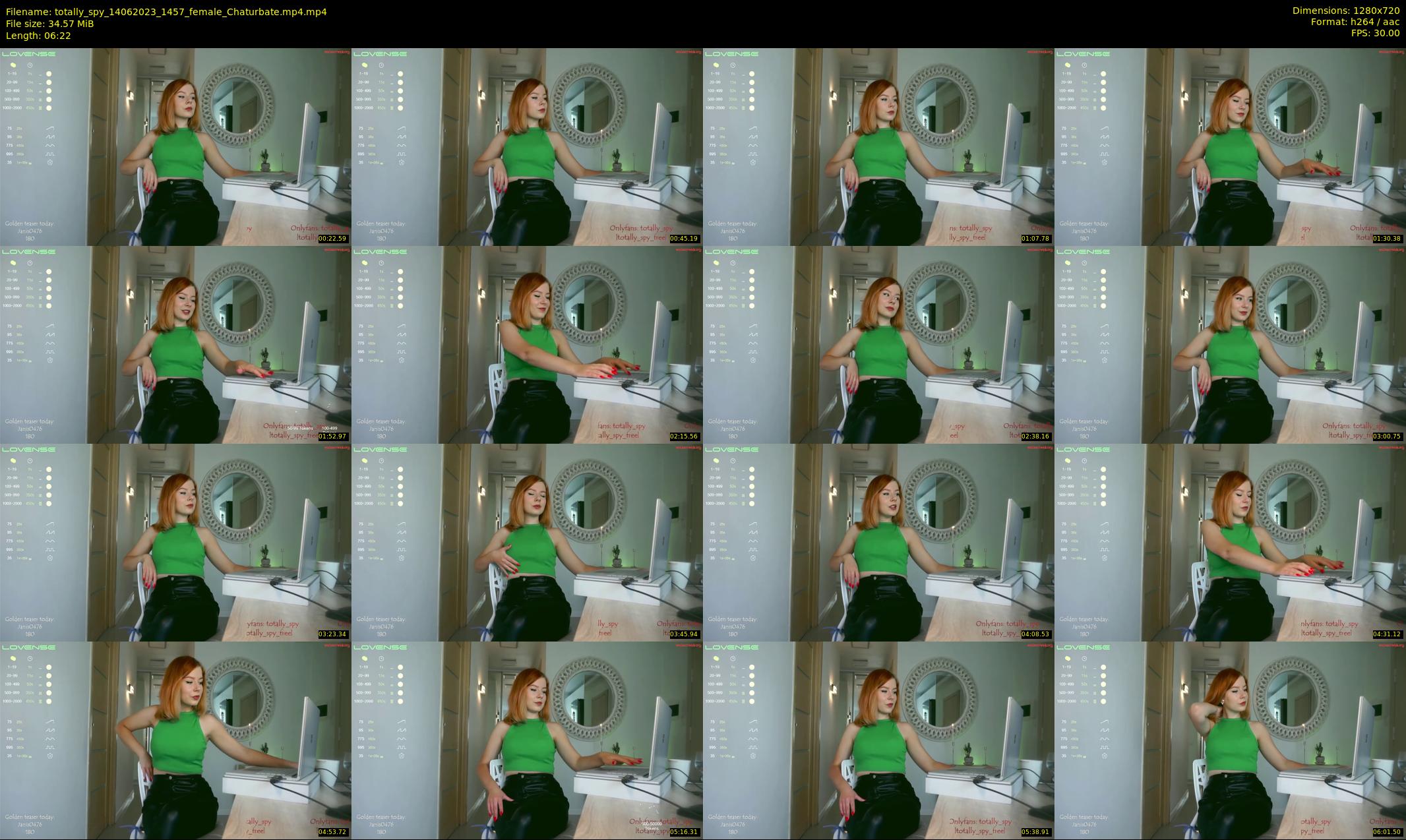 totally_spy — 7 minute Chaturbate female cam show recording, 720p, Jun 14, 2023