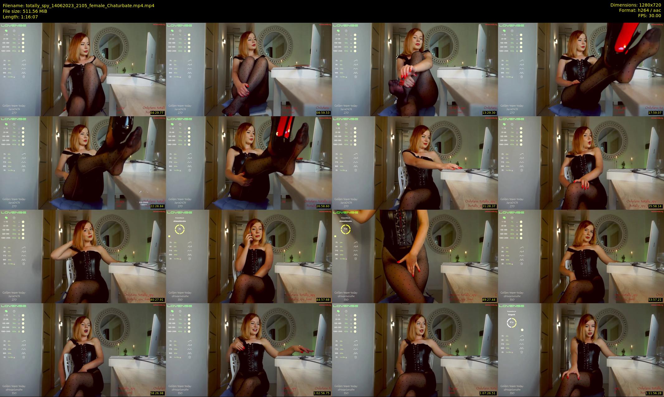 totally_spy — 77 minute Chaturbate female cam show recording, 720p, Jun 14, 2023