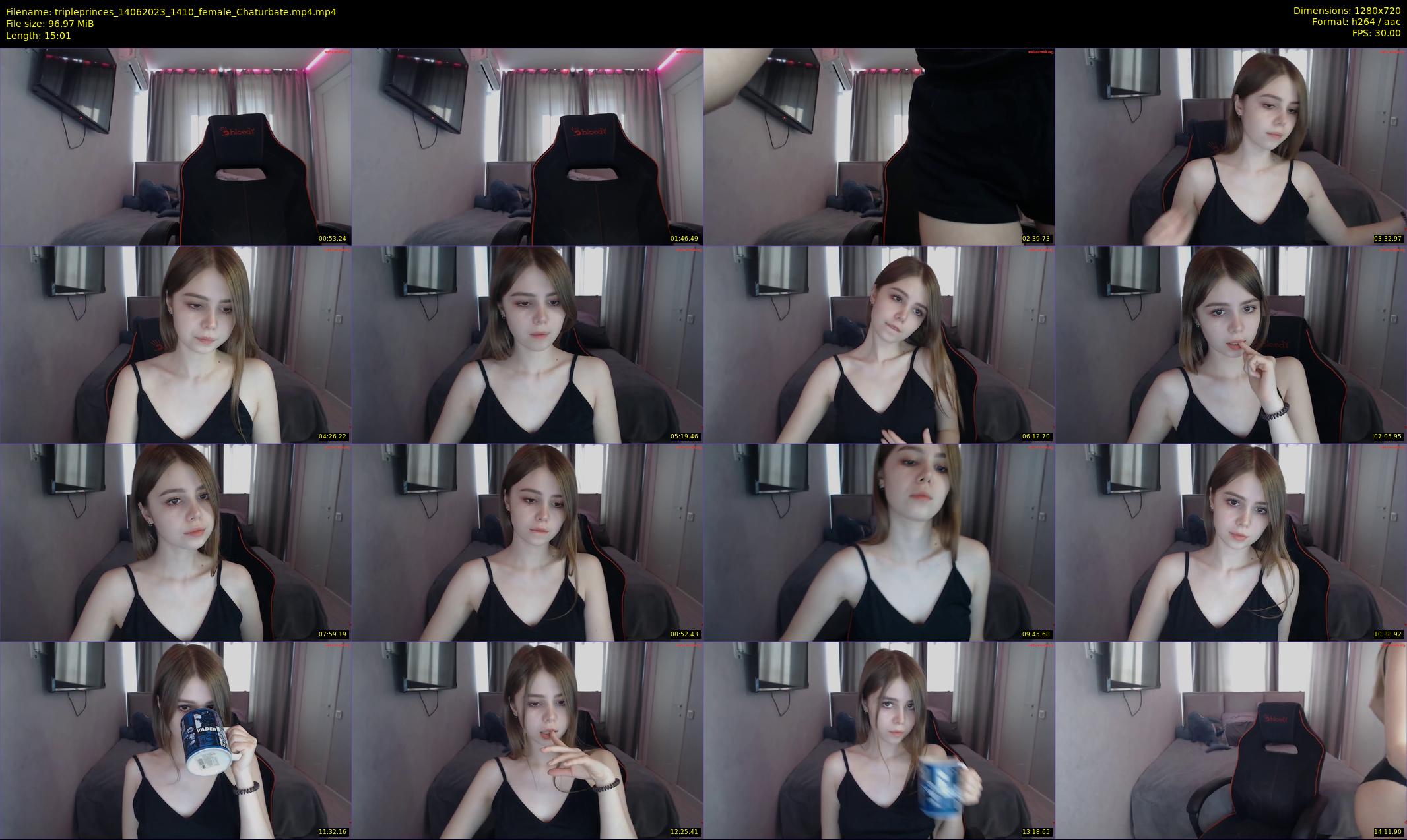 tripleprinces — 16 minute Chaturbate female cam show recording, 720p, Jun 14, 2023