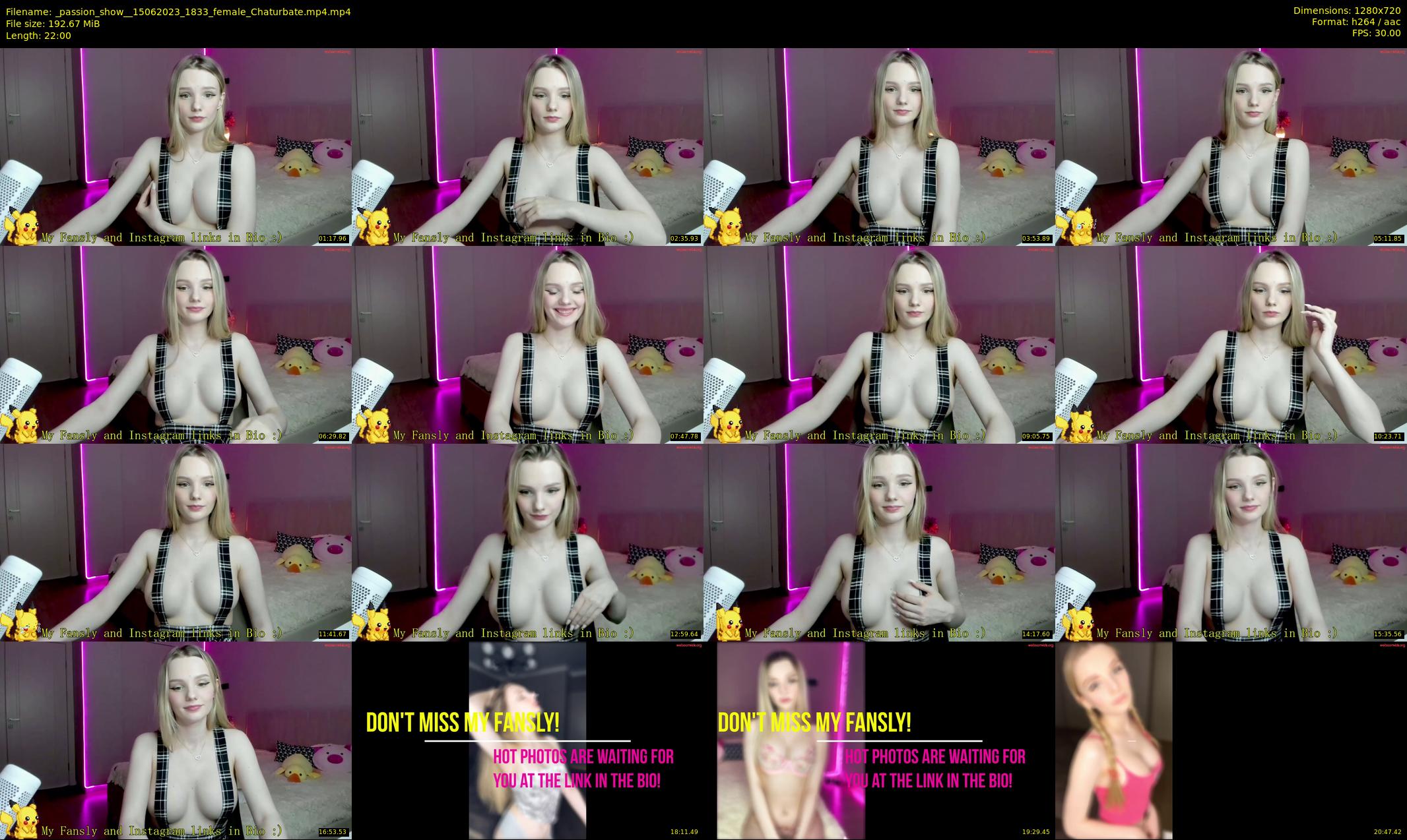 _passion_show_ — 22 minute Chaturbate couple cam show recording, 720p, Jun 15, 2023