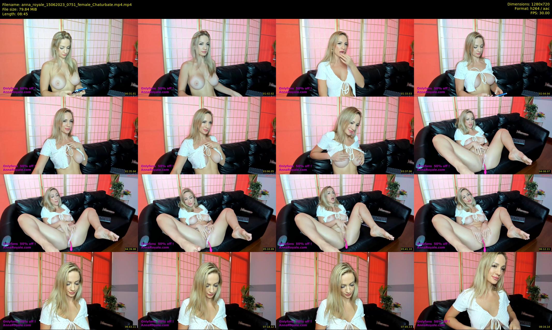 anna_royale — 9 minute Chaturbate female cam show recording, 720p, Jun 15, 2023