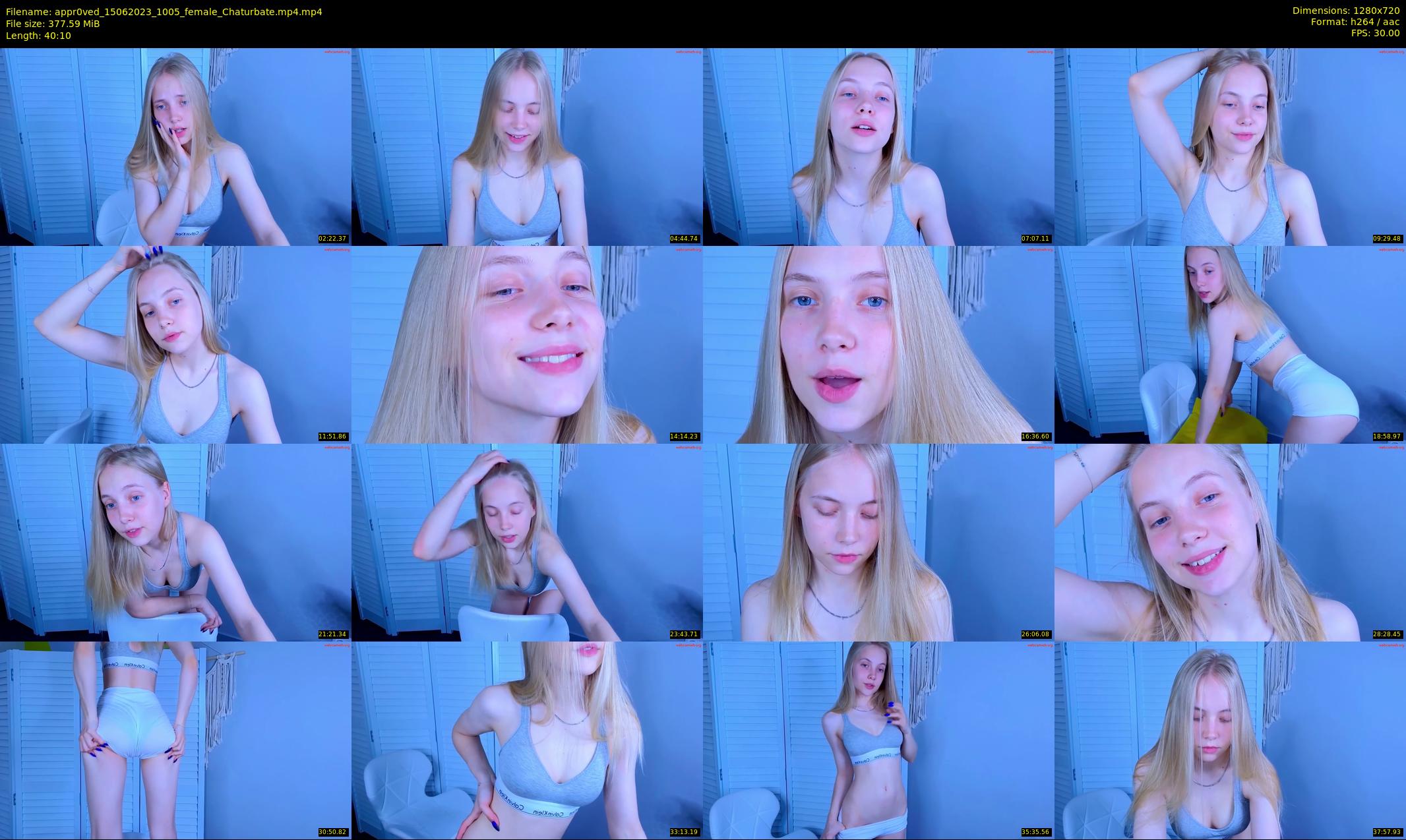 appr0ved — 41 minute Chaturbate female cam show recording, 720p, Jun 15, 2023