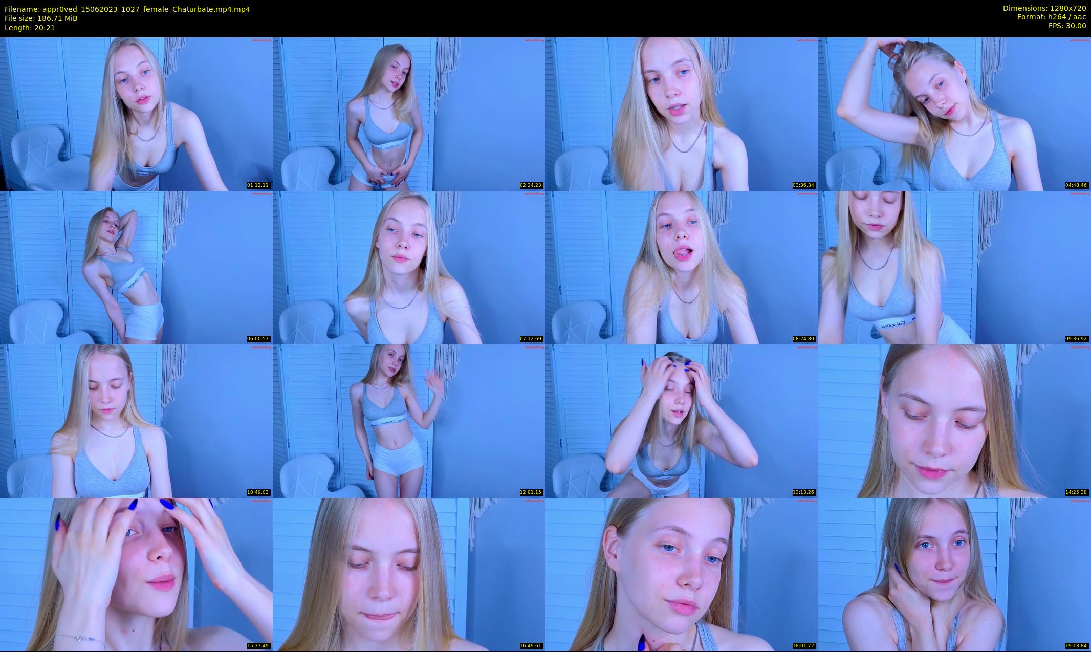 appr0ved — 21 minute Chaturbate female cam show recording, 720p, Jun 15, 2023