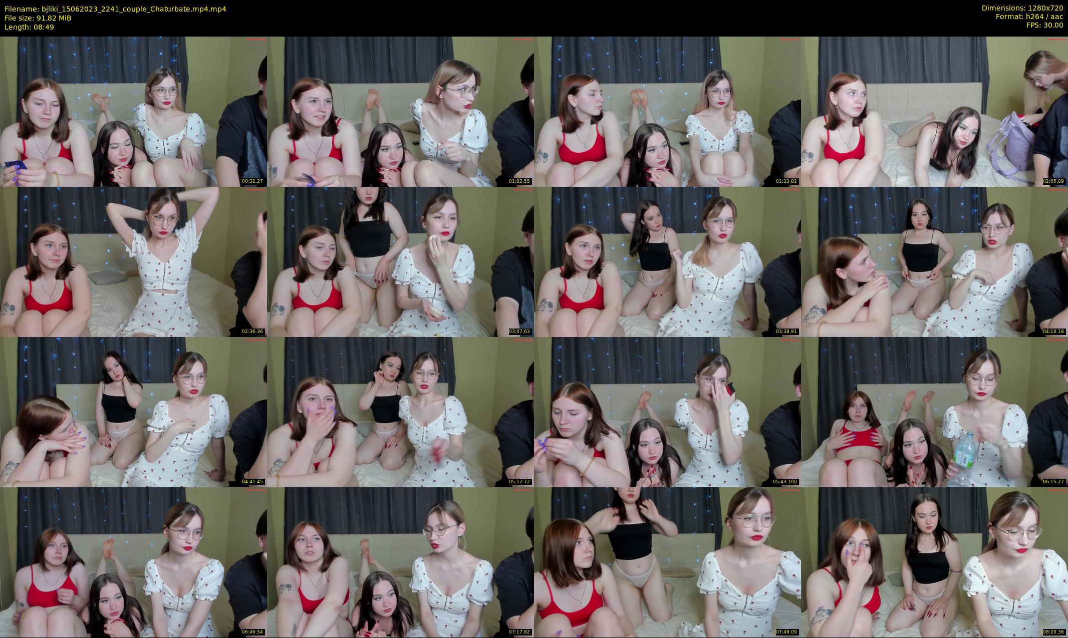 bjliki — 9 minute Chaturbate couple cam show recording, 720p, Jun 15, 2023