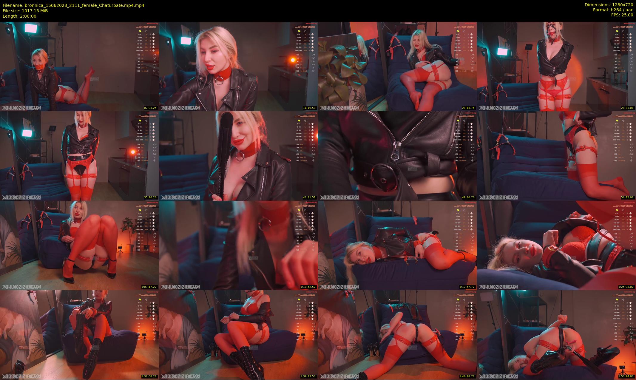 bronnica — 120 minute Chaturbate female cam show recording, 720p, Jun 15, 2023