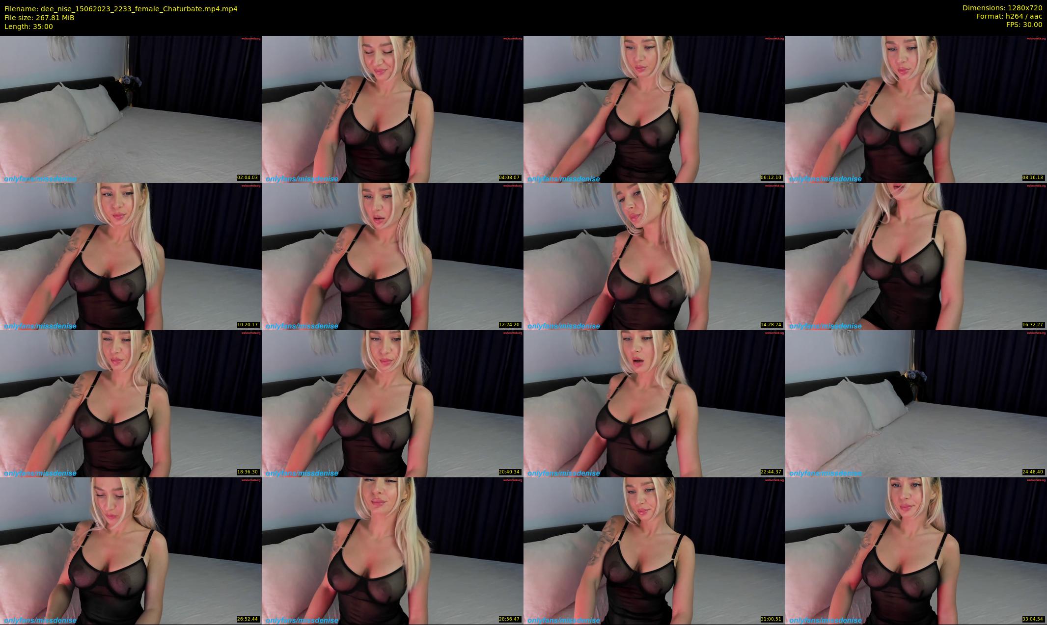 dee_nise — 35 minute Chaturbate female cam show recording, 720p, Jun 15, 2023