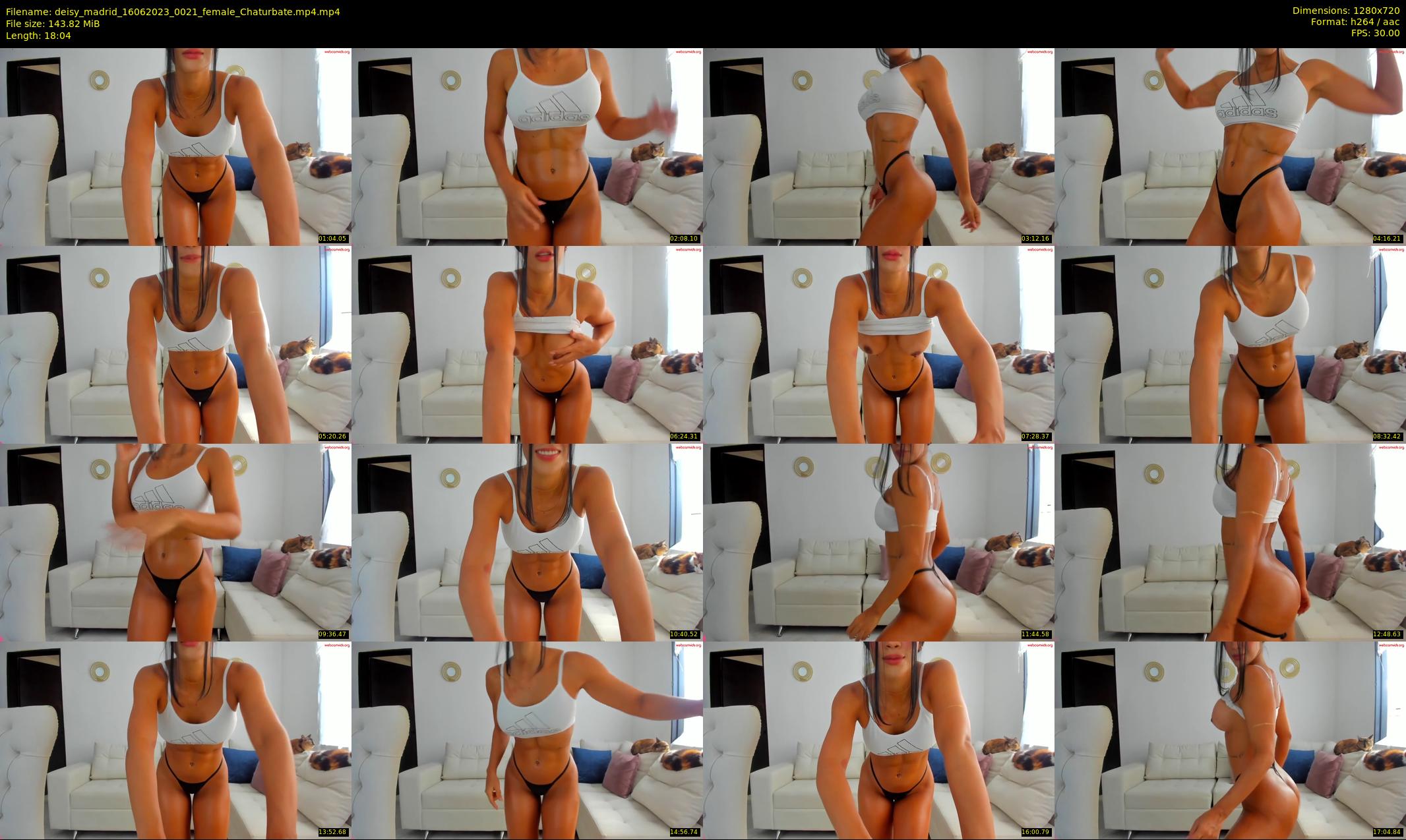 deisy_madrid — 19 minute Chaturbate female cam show recording, 720p, Jun 16, 2023