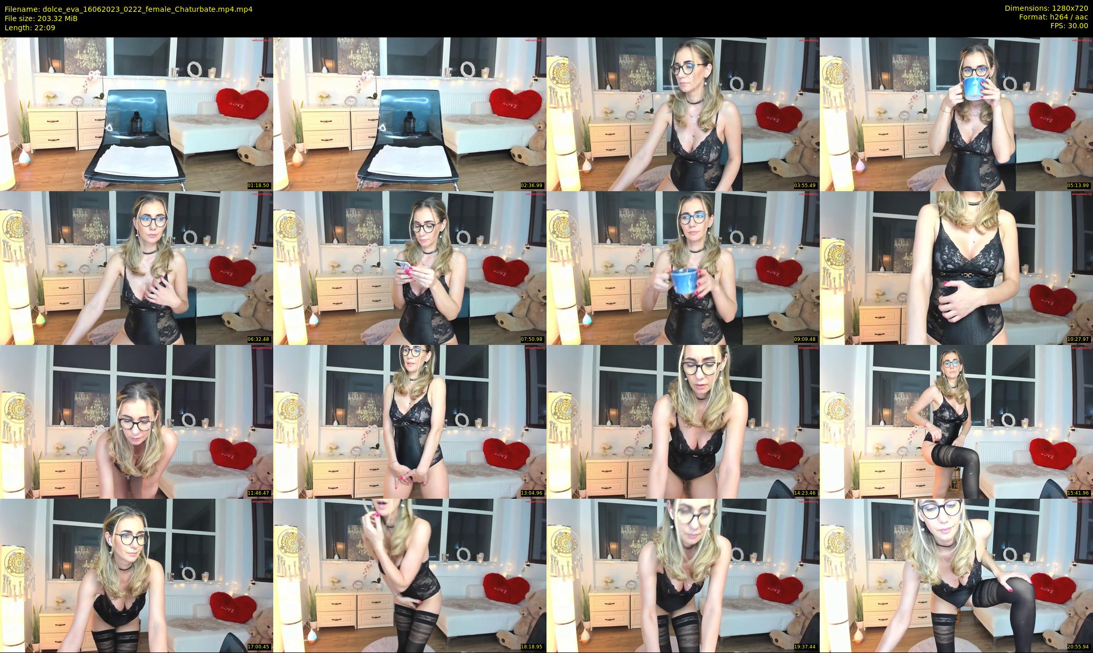 dolce_eva — 23 minute Chaturbate female cam show recording, 720p, Jun 16, 2023