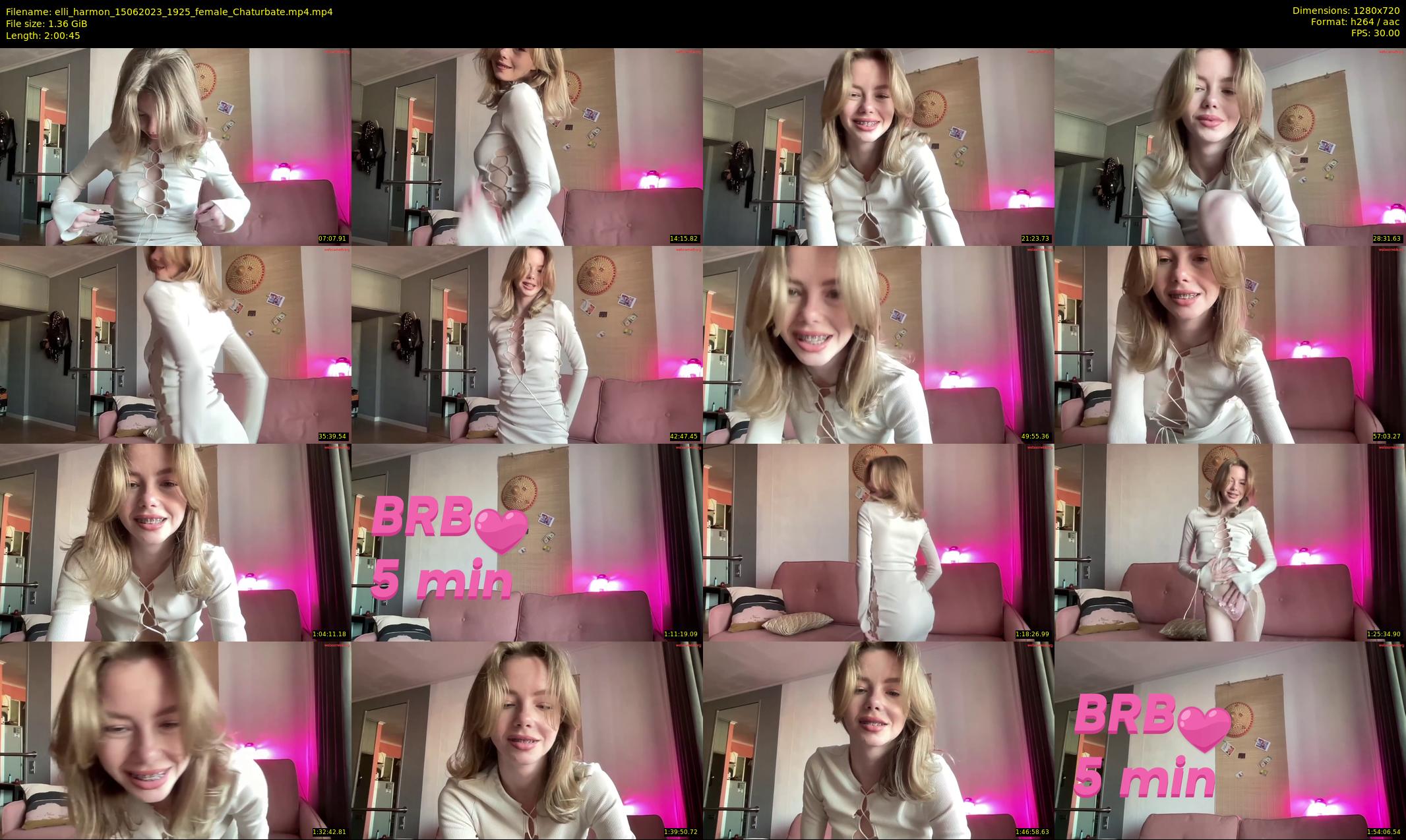 elli_harmon — 121 minute Chaturbate female cam show recording, 720p, Jun 15, 2023
