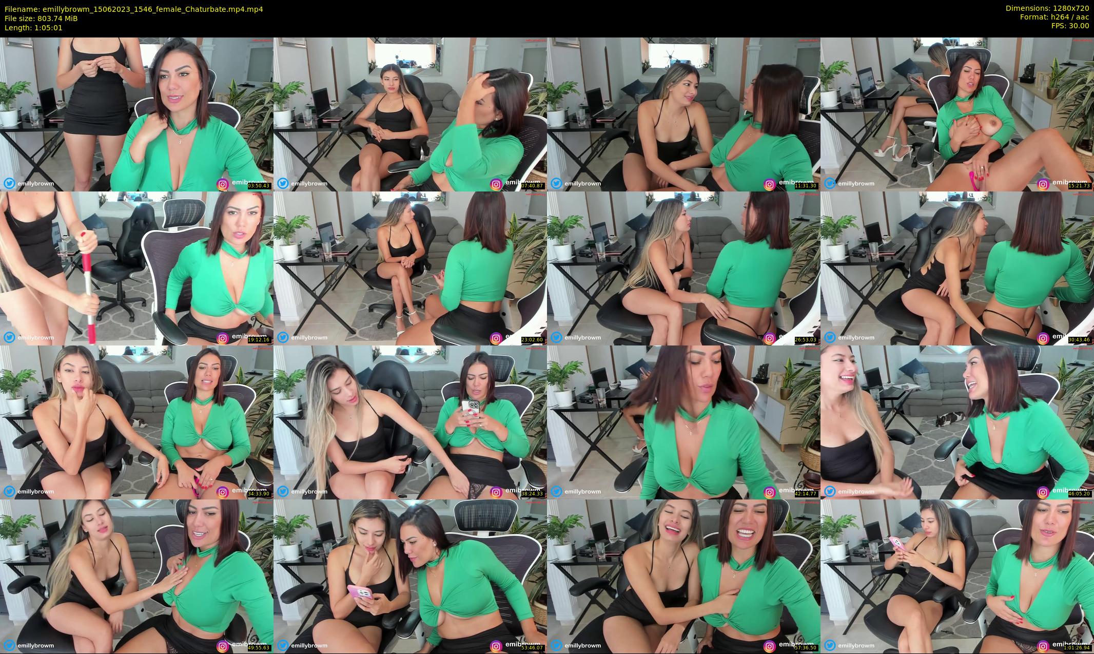 emillybrowm — 66 minute Chaturbate couple cam show recording, 720p, Jun 15, 2023
