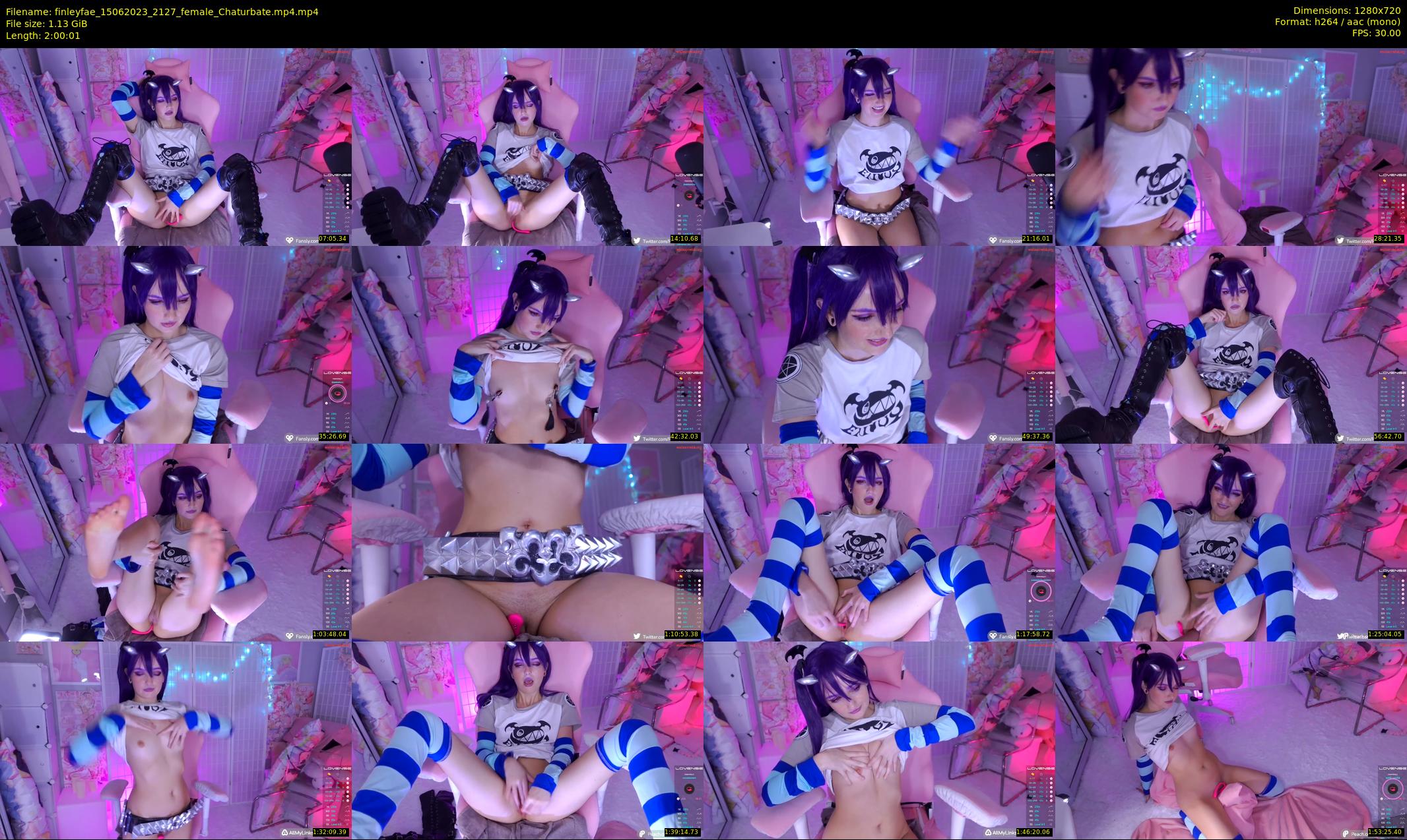 finleyfae — 121 minute Chaturbate female cam show recording, 720p, Jun 15, 2023
