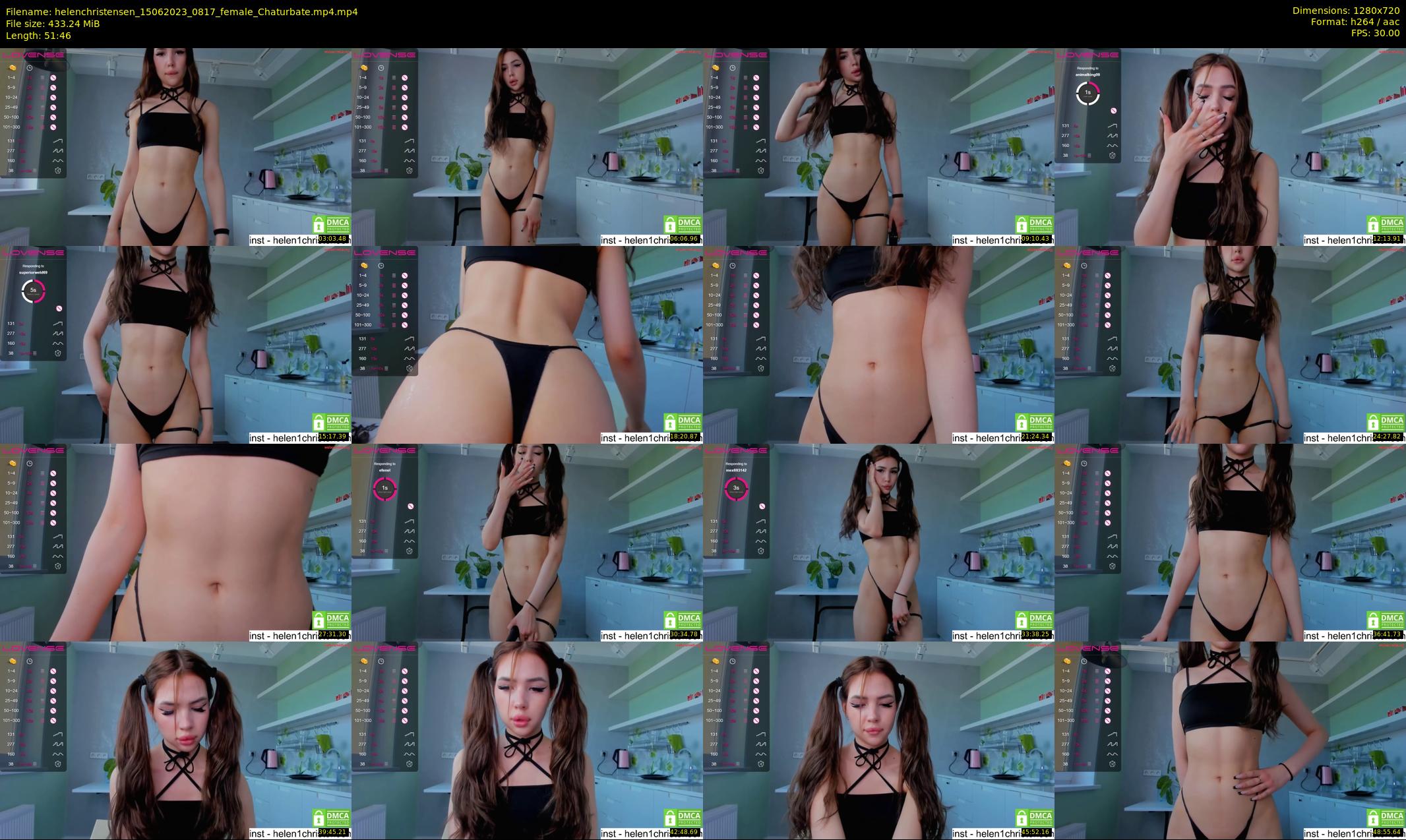 helenchristensen — 52 minute Chaturbate female cam show recording, 720p, Jun 15, 2023