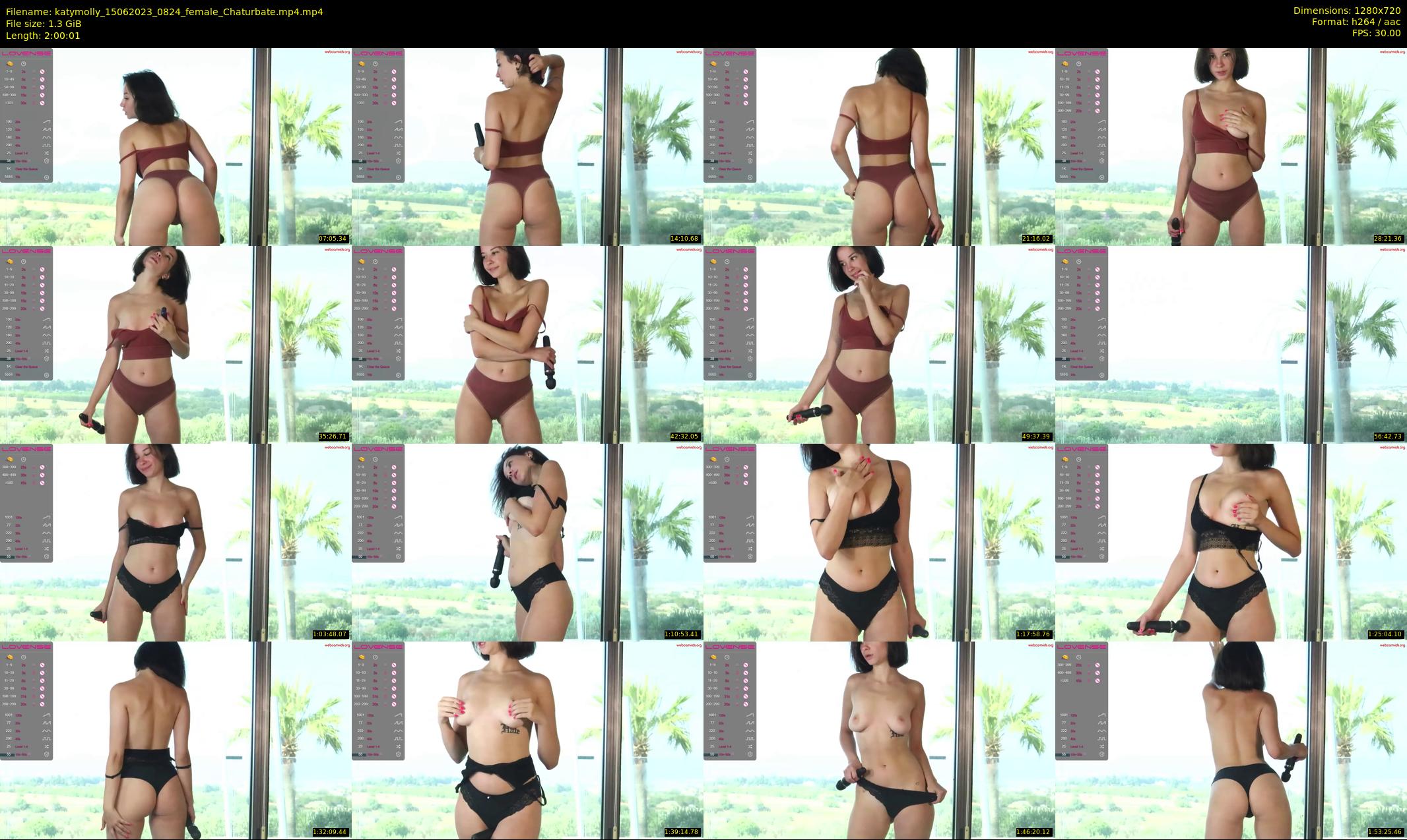 katymolly — 121 minute Chaturbate female cam show recording, 720p, Jun 15, 2023