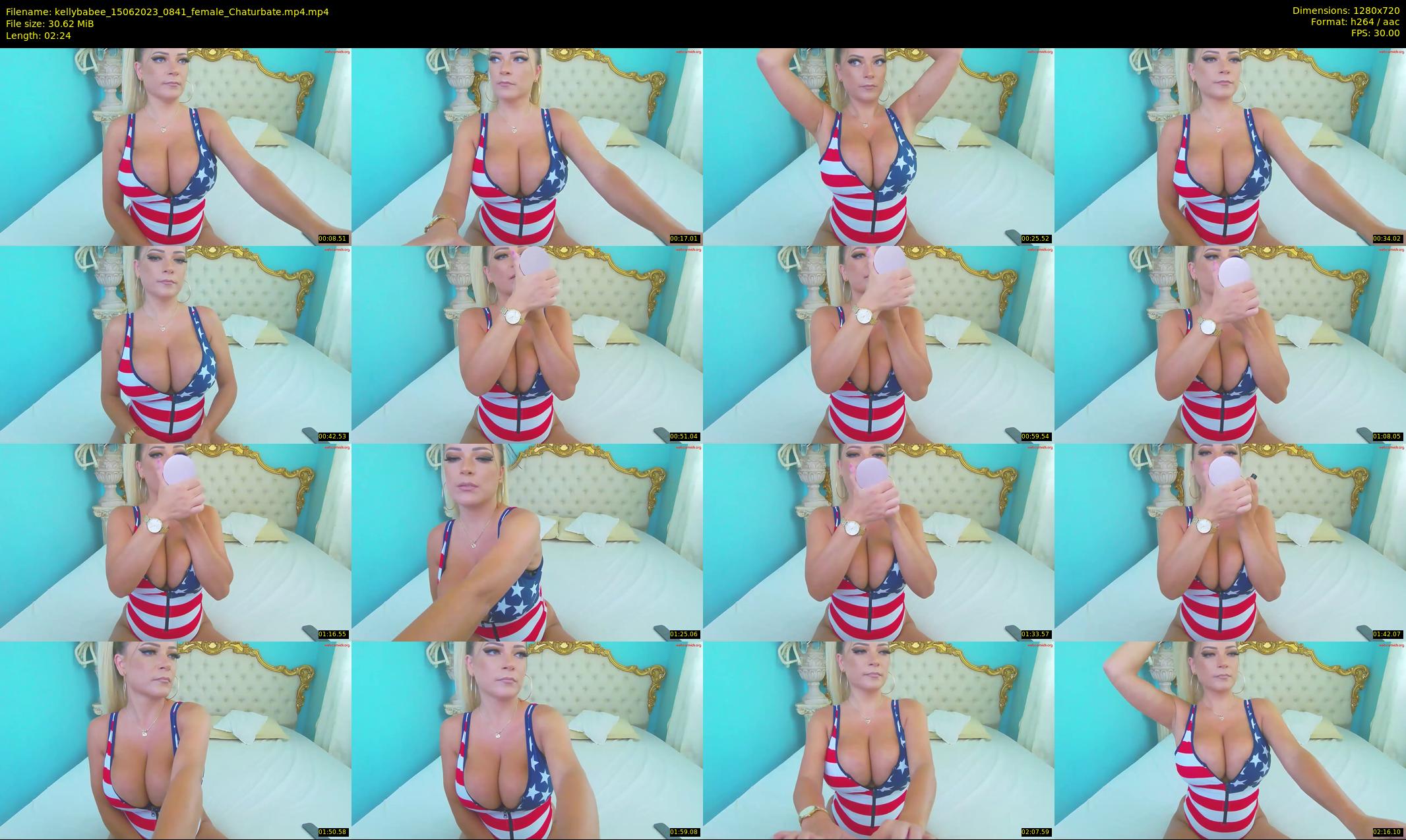 kellybabee — 3 minute Chaturbate female cam show recording, 720p, Jun 15, 2023