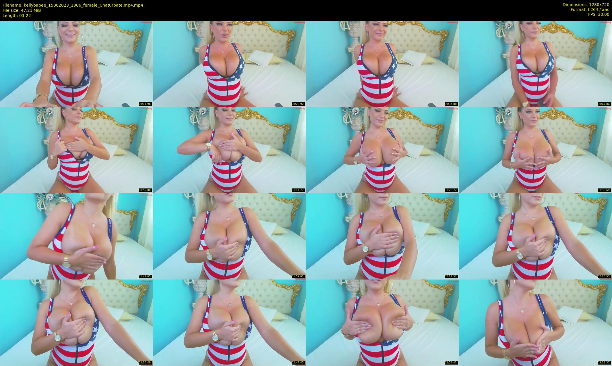 kellybabee — 4 minute Chaturbate female cam show recording, 720p, Jun 15, 2023